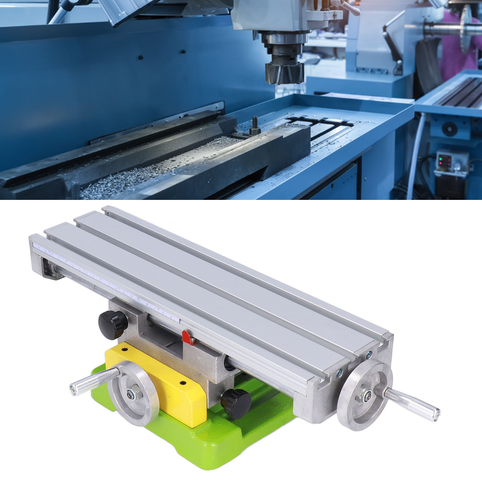 6350 Präzisions-kreuzschlitten-arbeitstisch, Bohrständer, Multifunktionale Mini-fräsmaschine