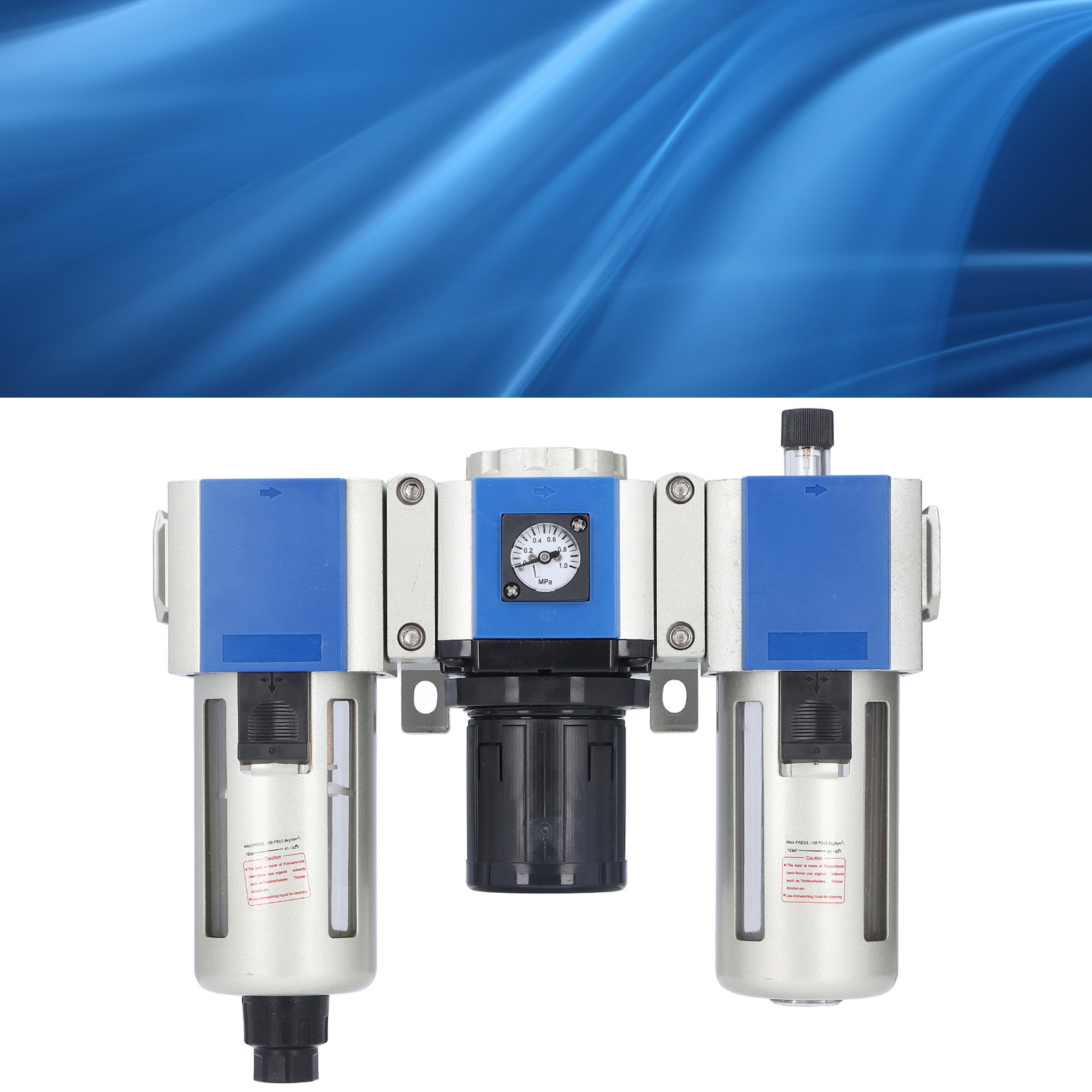 Airtac Gc400-serie Kombinationsluftfilter, Gc400-10 Dreifacheinheit