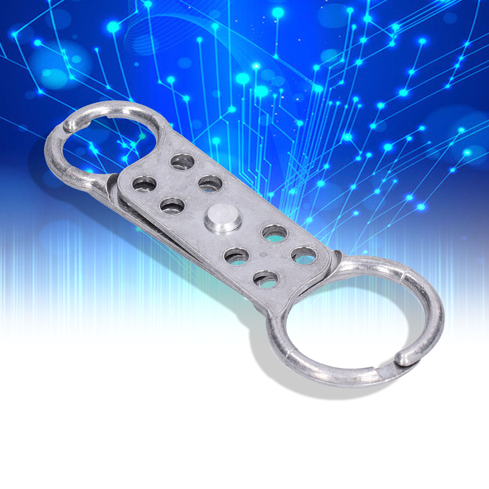 Funkenbeständiges Aluminium-doppelkopfschloss, Sicherheitsschloss, Achtloch-expander, 8-reihiges Vorhängeschloss, Mehrpersonen-schlossanhänger, Dha-01
