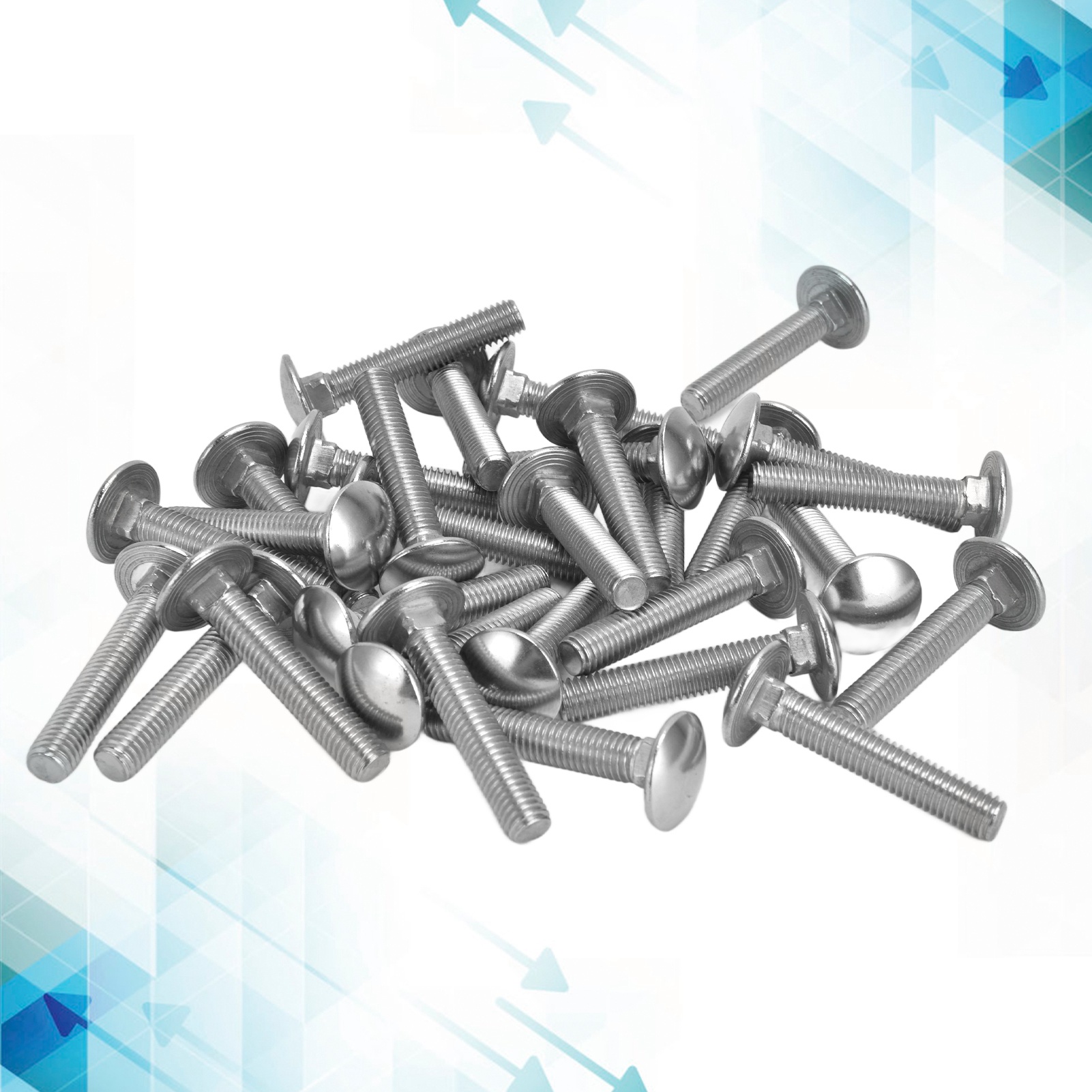 Breitkopfschraube M81,25, Grobgewinde Din603, M845