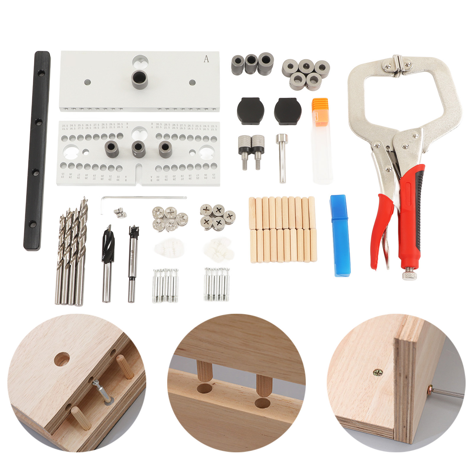 Neuer 3-in-1-bohrpositionierer, Round Dove, Zubehör Für Holzbearbeitungsmaschinen
