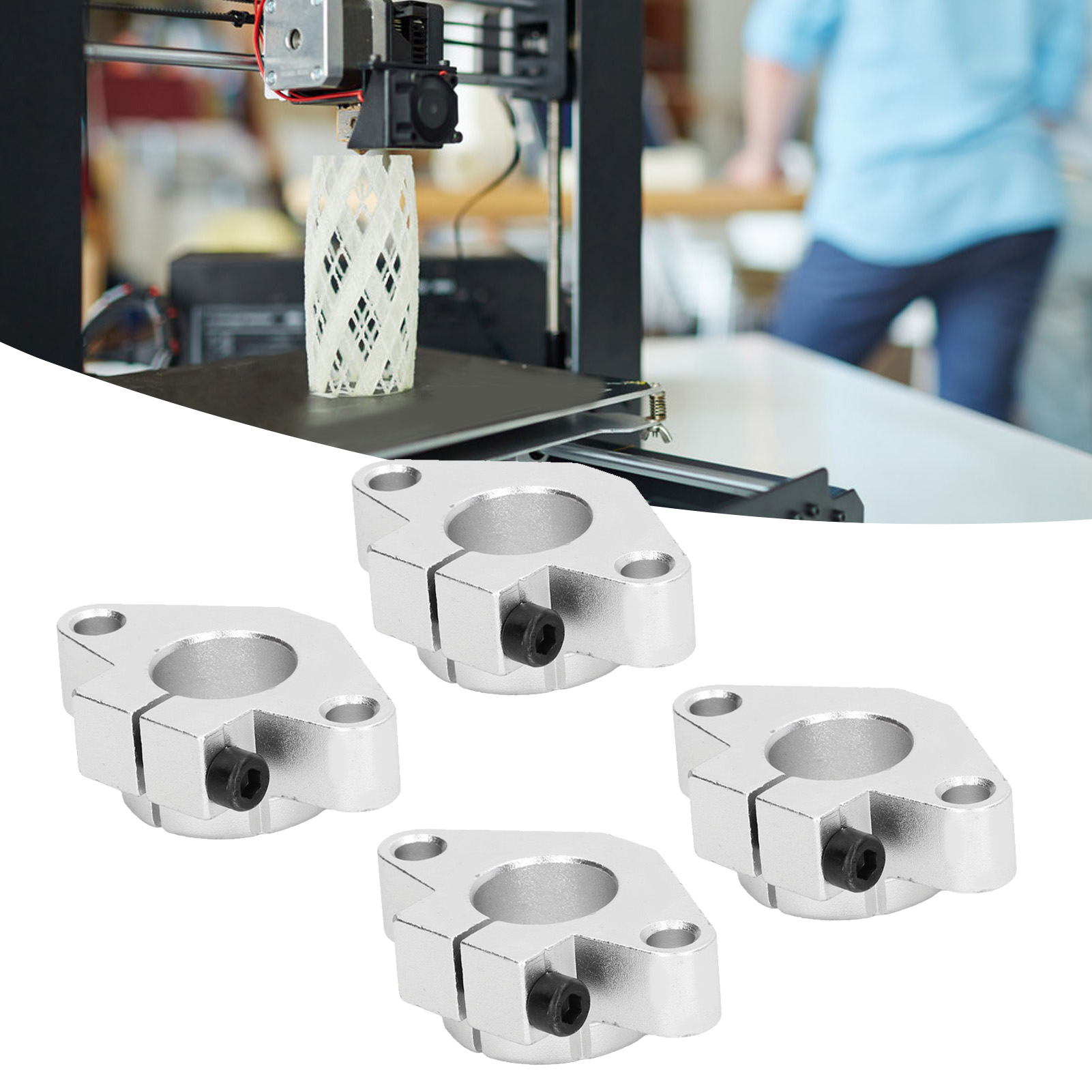 4-teilige Aluminium-linearführungsschienenhalterung Shf25