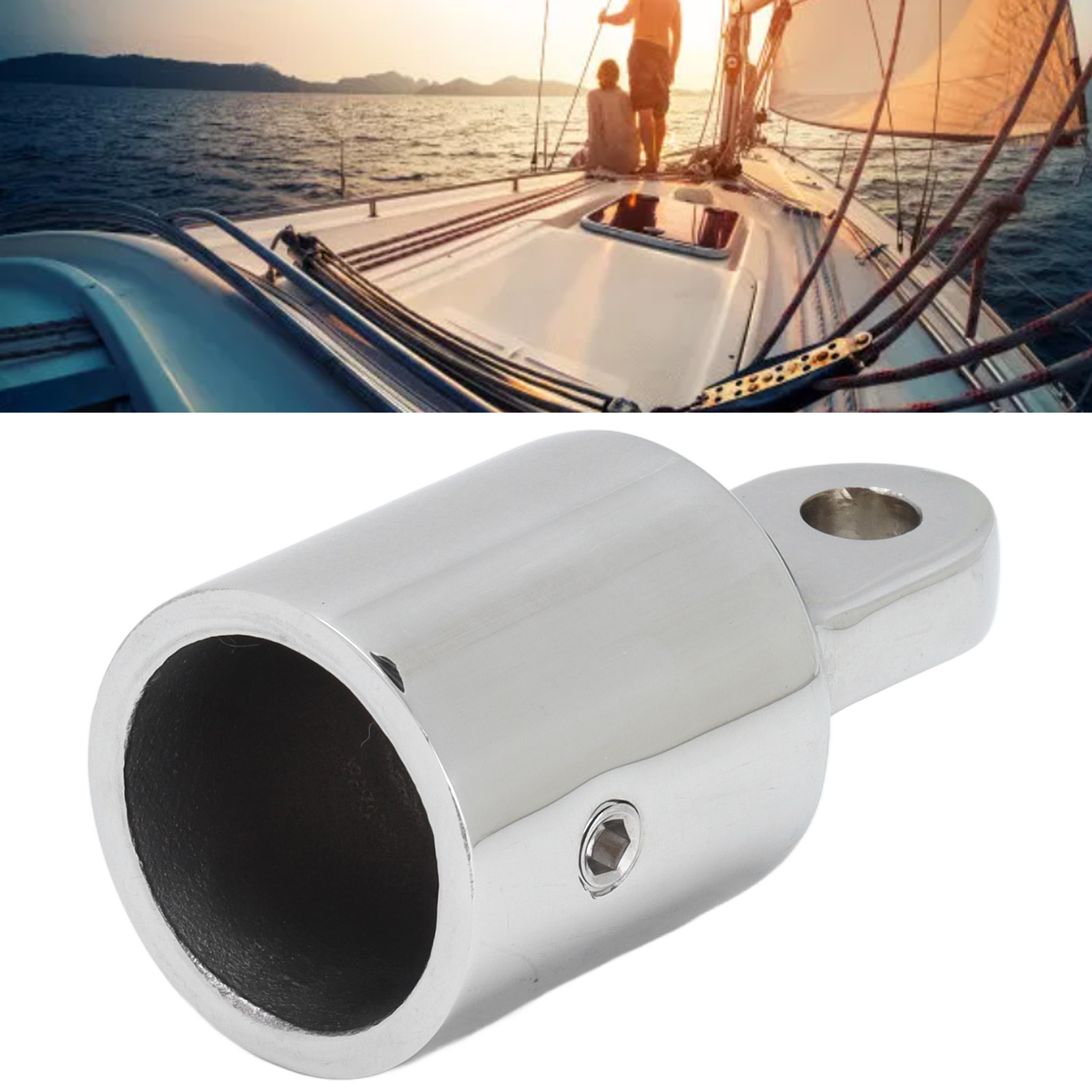 Schiebestopfen Aus Edelstahl 316 Für Yachten, Yacht- Und Wohnmobilmarkisenzubehör, Befestigungselemente, Schiffsbeschläge, 22 Mm