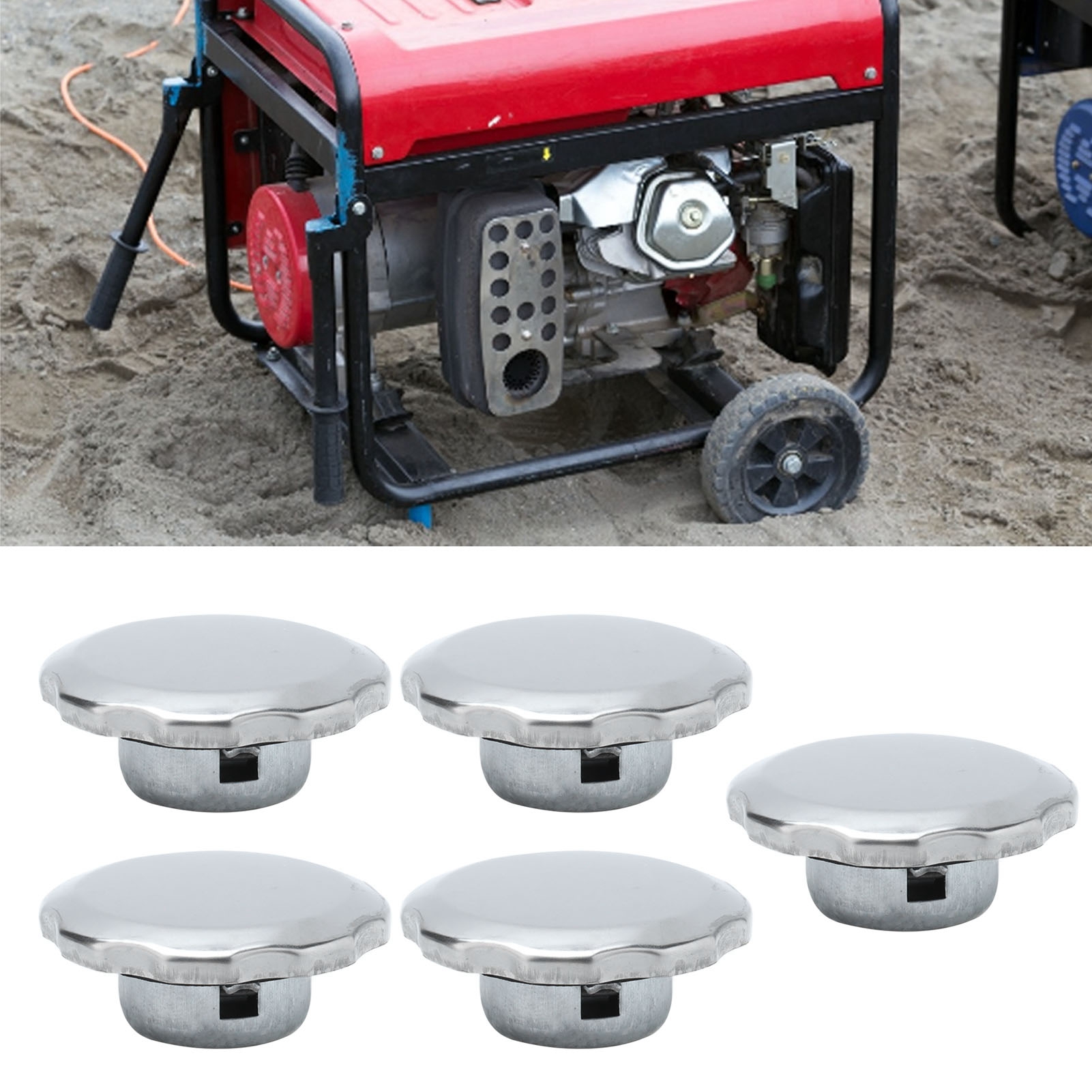 5 Stück Pro Packung Für Tankdeckel Von Benzin-/dieselgeneratoren, 168f/170f/188f/190f, Zubehör Für Wasserpumpen/gartenmaschinen, Schnappverschlusskappen.