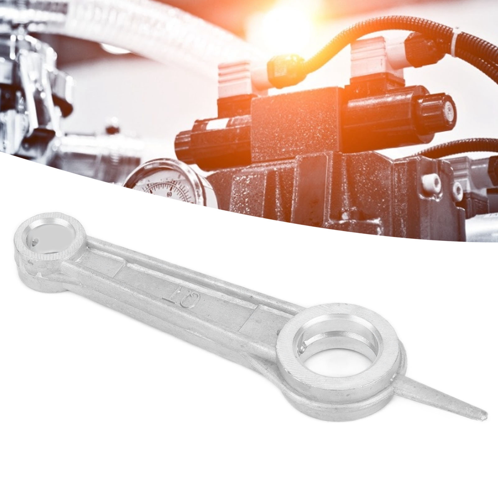 Pleuelstange Aus Aluminium Mit Doppelachse, 20 Mm Und 12 Mm, Teile Für Luftkompressoren, Pleuelstange, Komponenten Für Luftpumpen.
