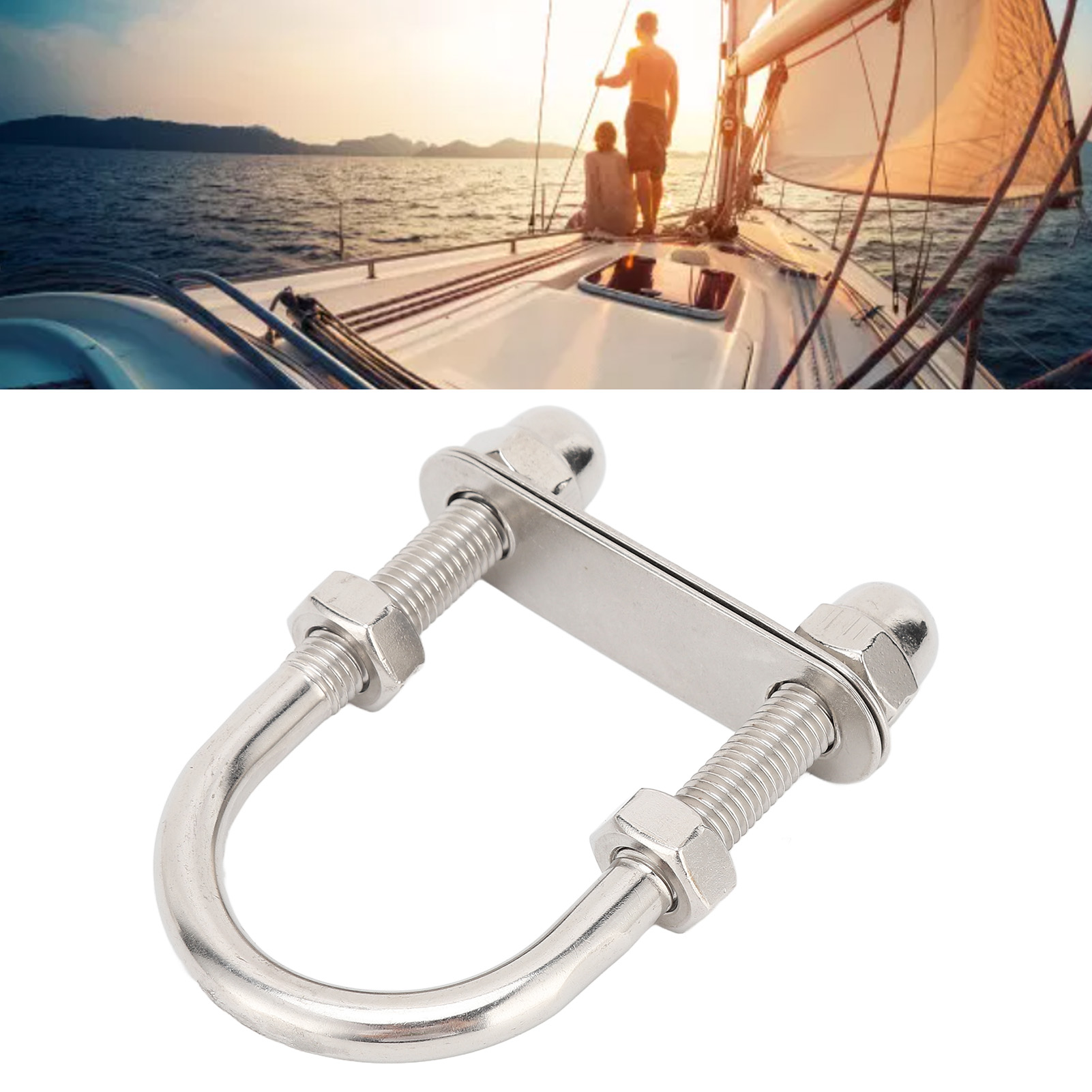 U-bügel Und U-schrauben Aus Edelstahl 316 Mit Muttern Und Unterlegscheiben – Yacht- Und Schiffsbeschläge M109545