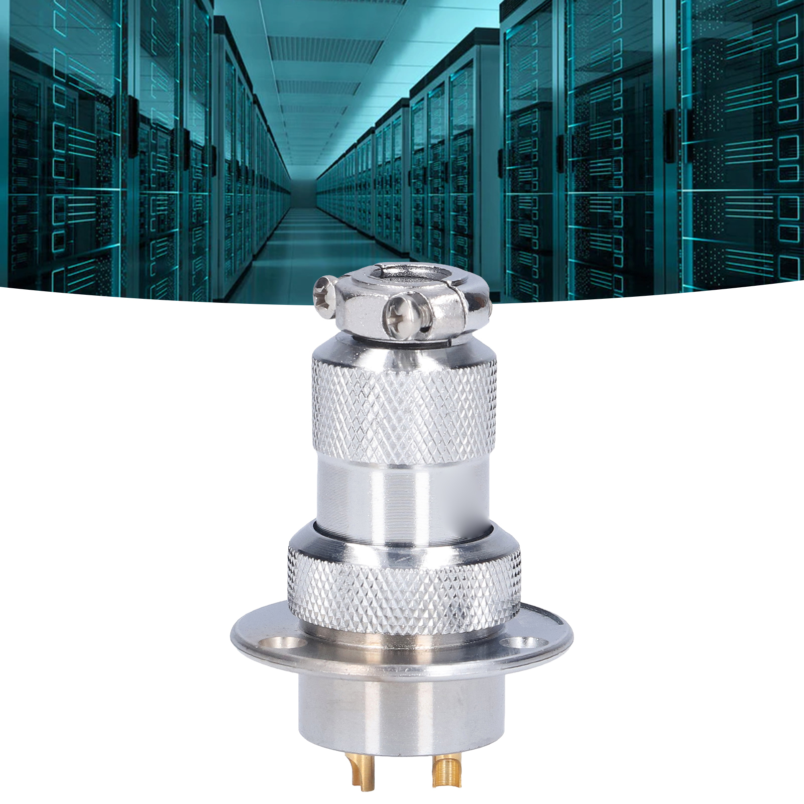 Berm/bem25 Rundflansch-luftfahrtsteckverbinder (stecker Und Buchse) 25 Mm, 15 A, 15 Stück, 250 V, Bem25-2y