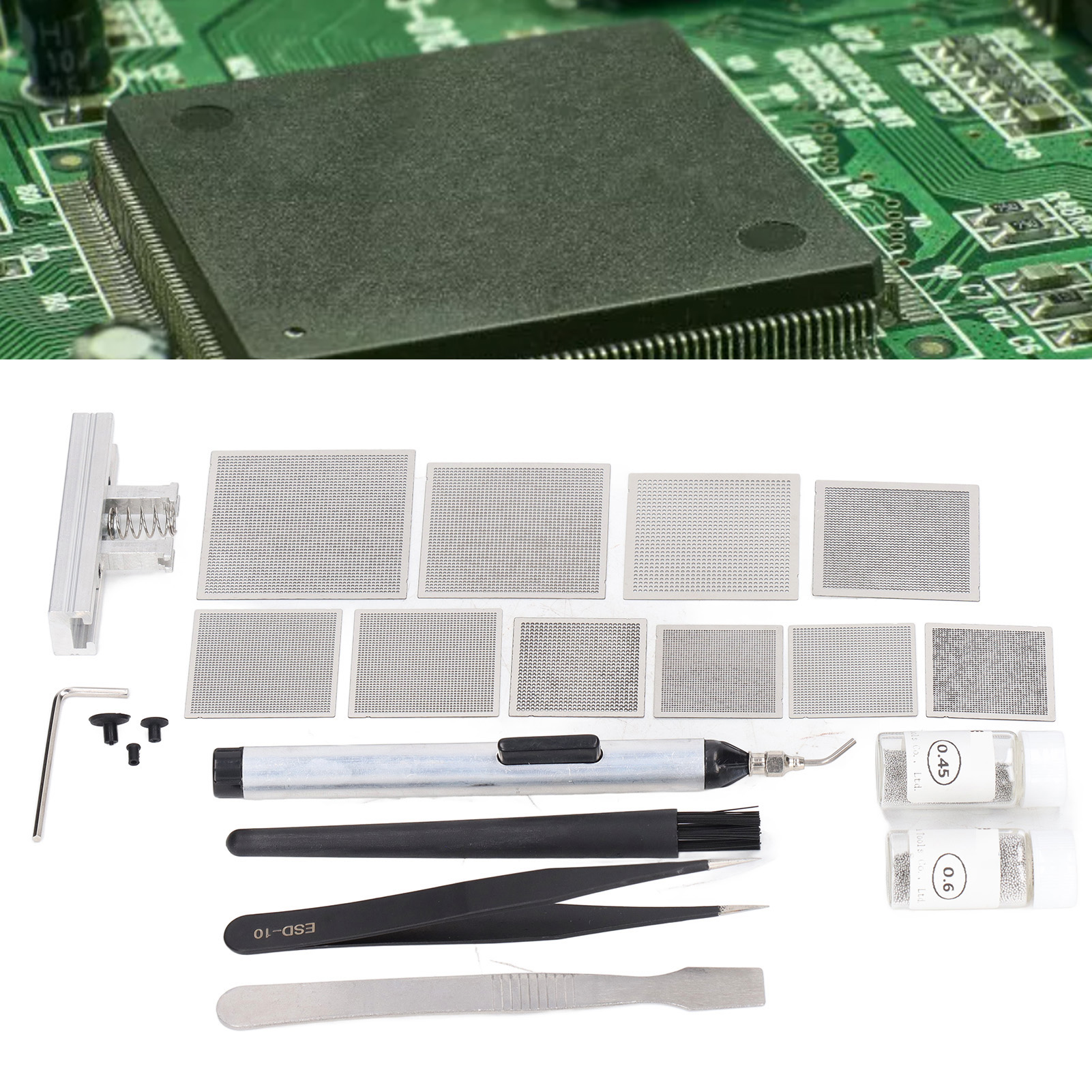 Handgefertigtes Kugelpflanztisch-set