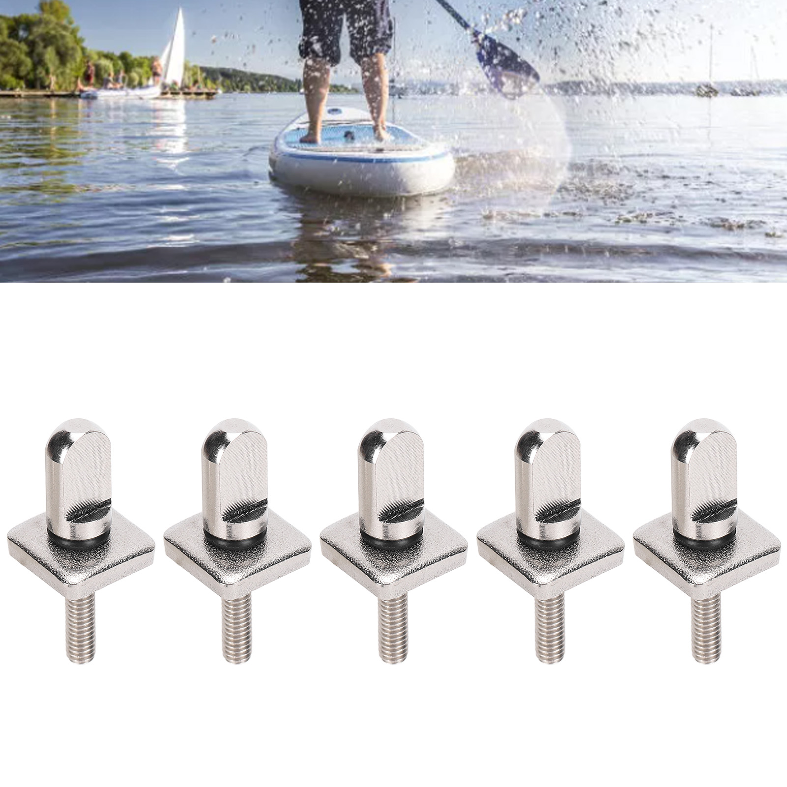 Fünf Zum Preis Von Einem: Ruderschrauben Aus Edelstahl 316 Für Surfbretter, Rändelschrauben, Finnenschrauben, Yachtzubehör.