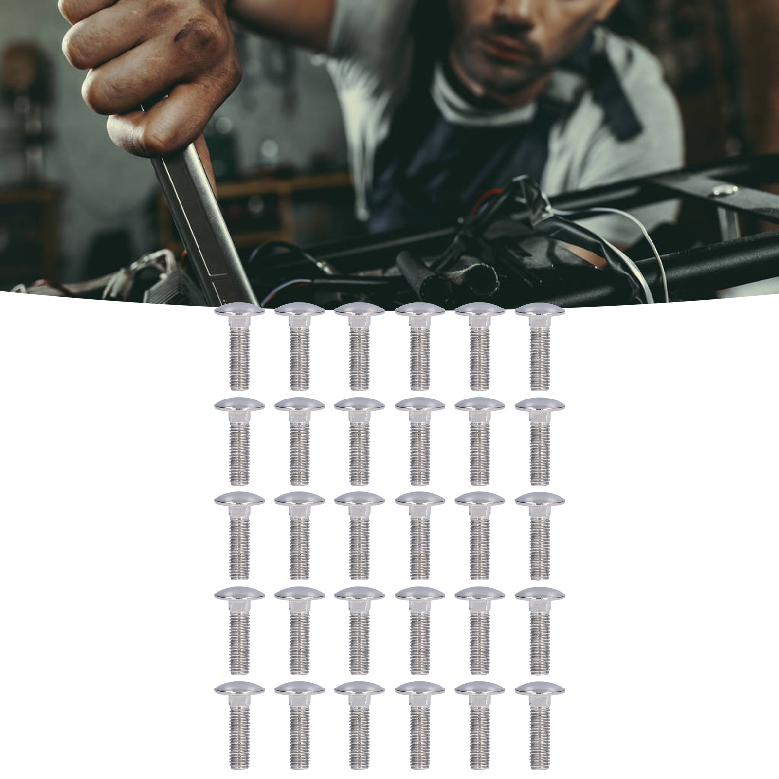 Breitkopfschrauben M101,5, Din603, Großkopfschrauben M1035, Verkauft In 30er-packungen.