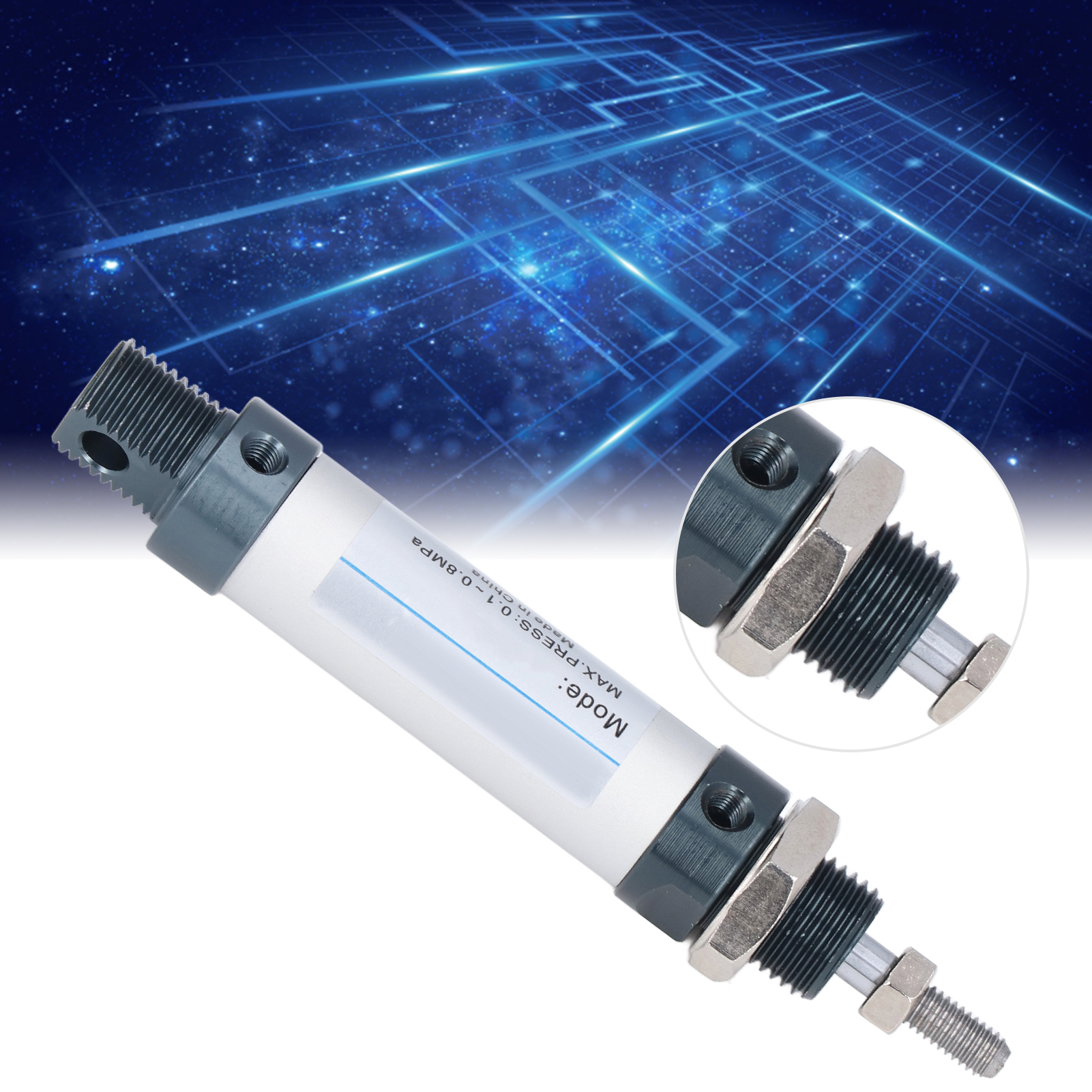Miniaturzylinder Aus Aluminiumlegierung Mal1650