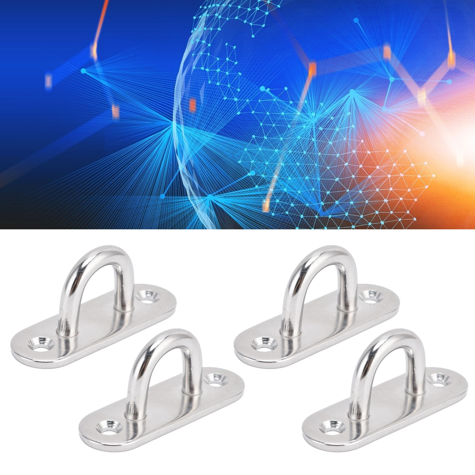 Ovale Schnalle Aus Edelstahl 304, Größe 6