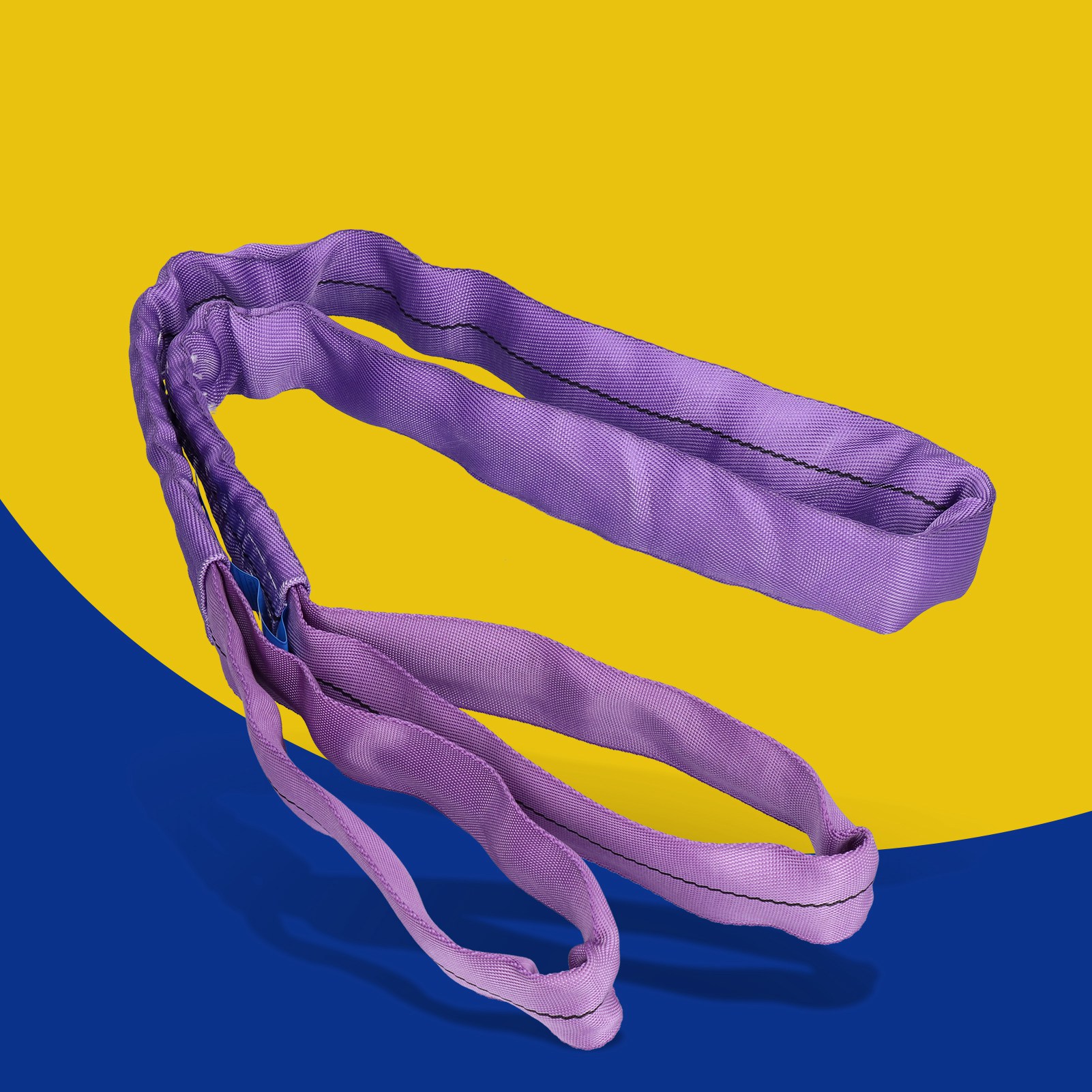 4 M 1 T Doppelschlaufen-flexibles Hebeband