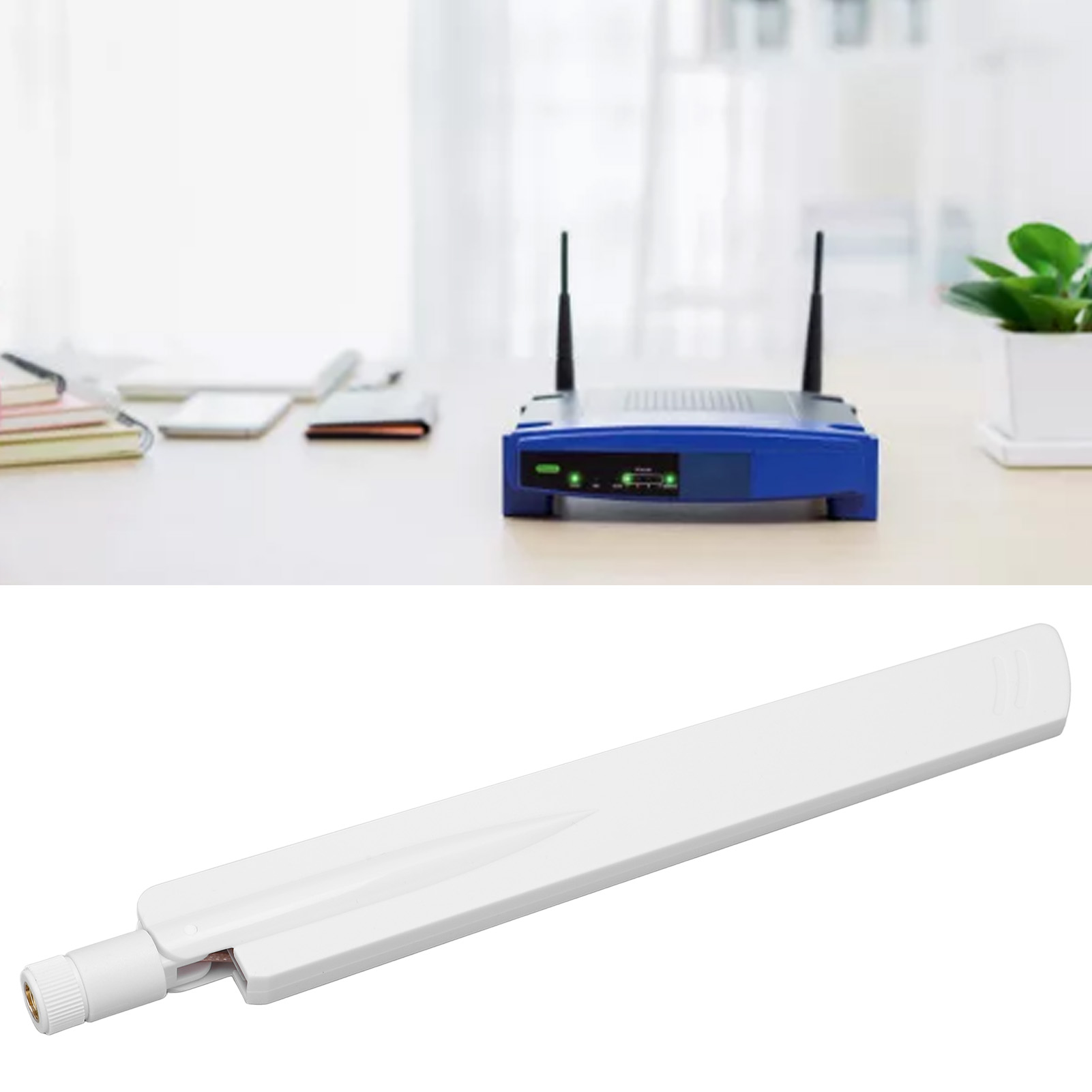 Hochleistungsfähige, 8 Dbi Starke, Flache Rundstrahl-gummiantenne Jb-4g-015 Für Gsm 3g Dtu-router, Kompatibel Mit Allen Netzwerkmodulen (weiß)