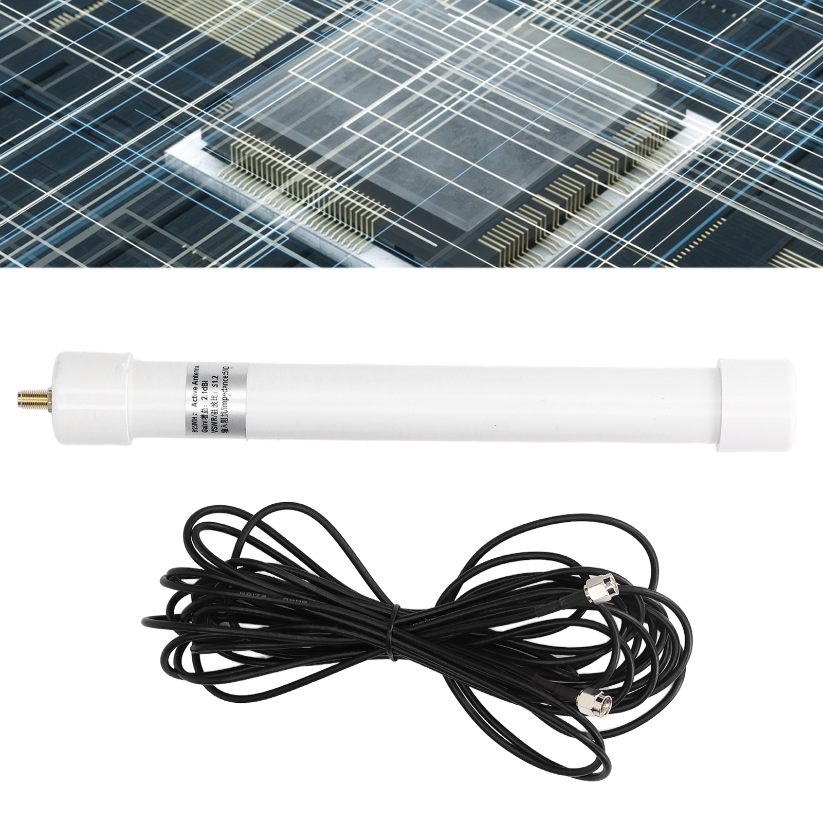 Aktive 915-mhz-außenantenne Für Rfid (radio Frequency Identification) + 6 M Verbindungskabel