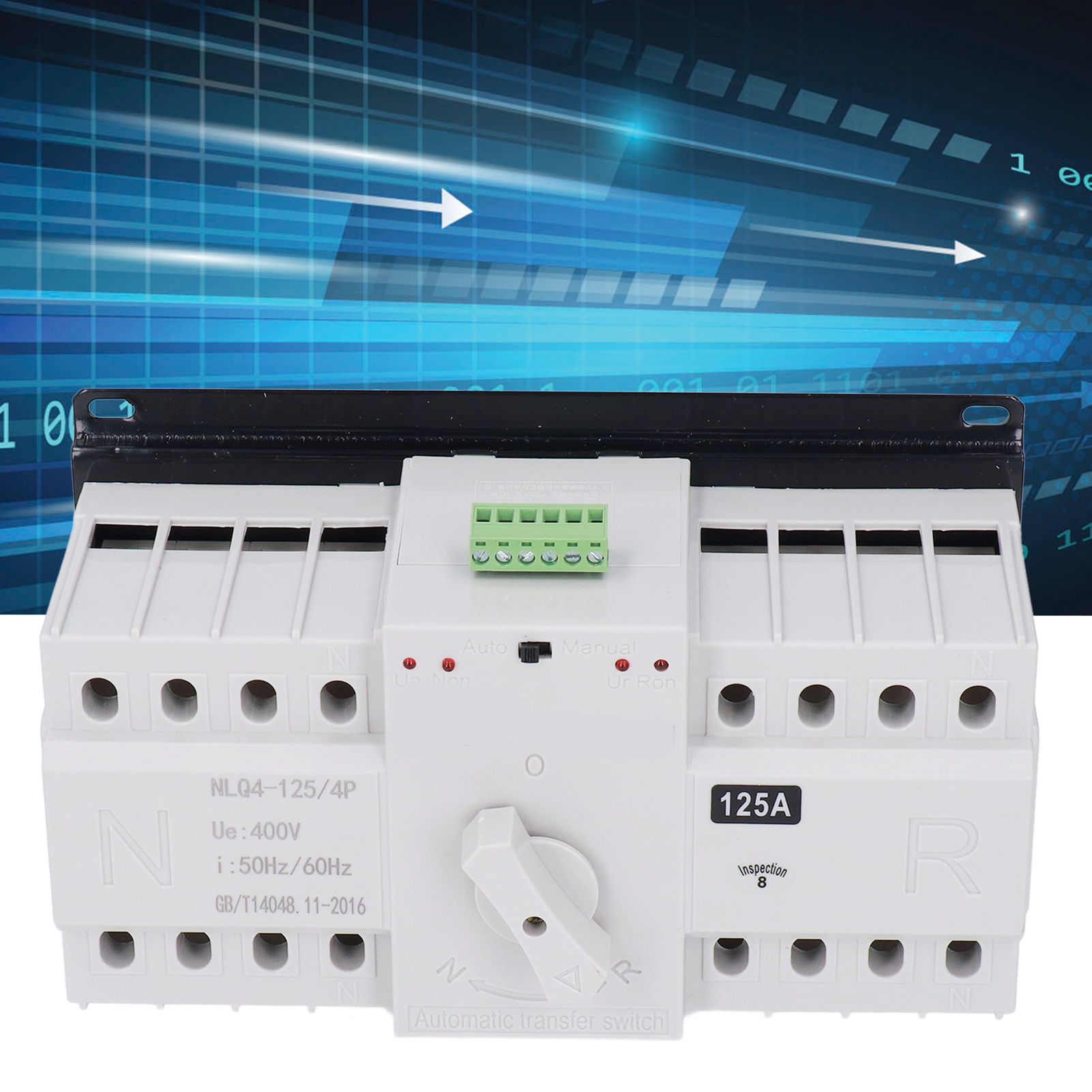 Nlq4-125-4p 400v Dual Power Automatischer Umschalter Cb-klasse Miniatur-leistungsschalter (ats)