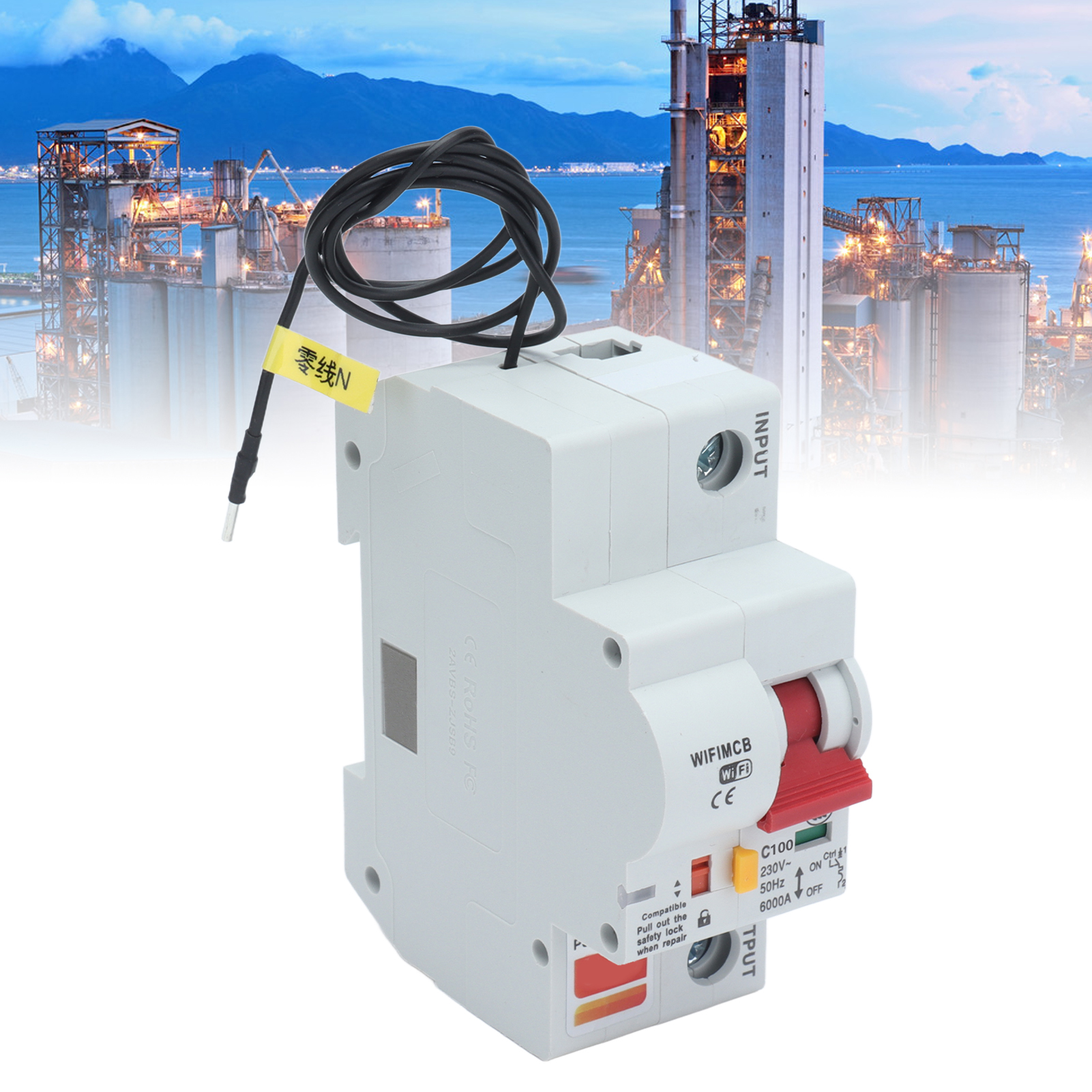 Intelligenter 1-poliger Schalter Mit Fernbedienung, Wlan Und Bluetooth, 100-a-leistungsschalter