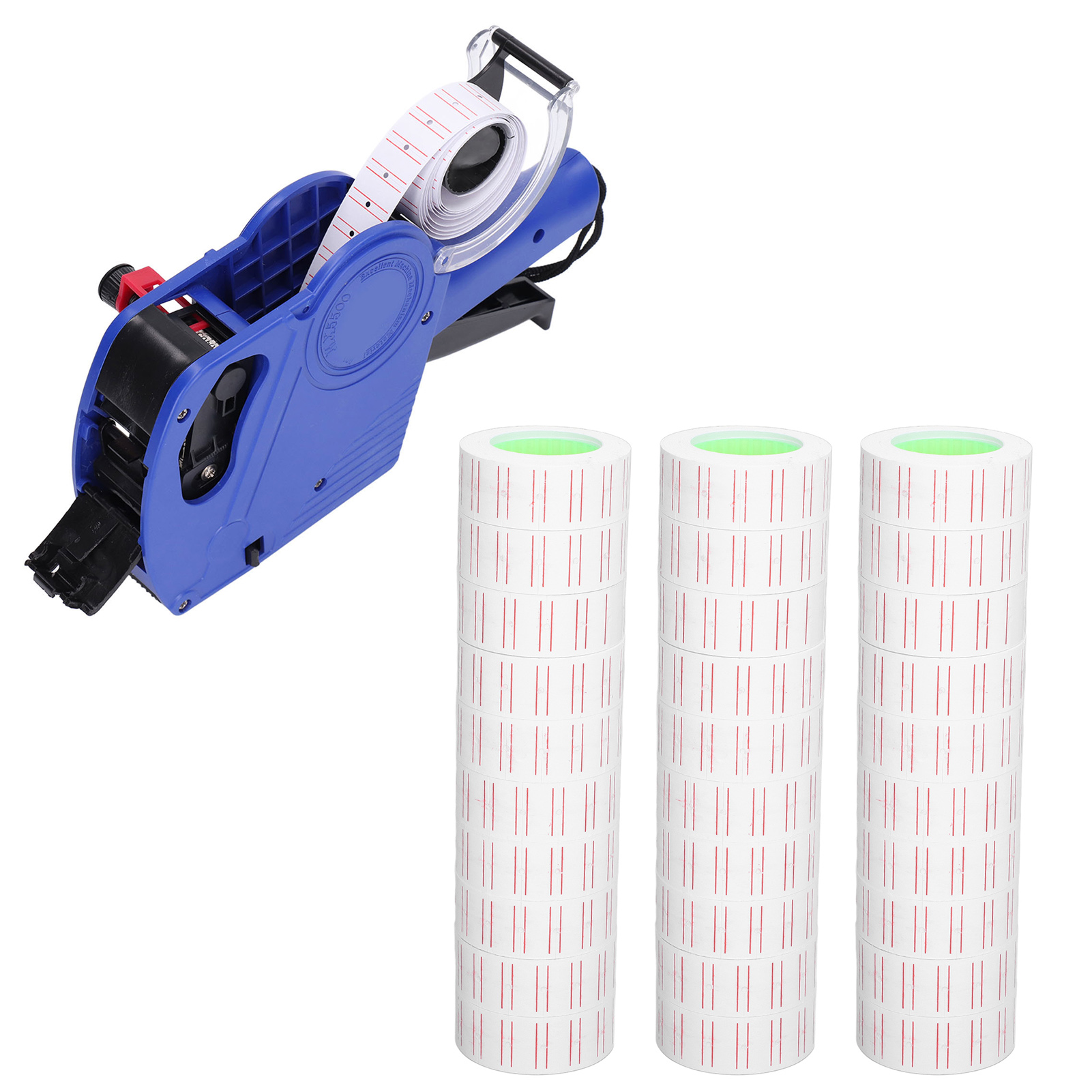 3 Rollen Pro Packung, 15.000 Blatt Pro Packung, Einzeiliges Preisschildpapier, 2112mm, Einzeiliges Supermarkt-preisschildpapier, Mx5500 Codierpapier, Preisschildpapier.