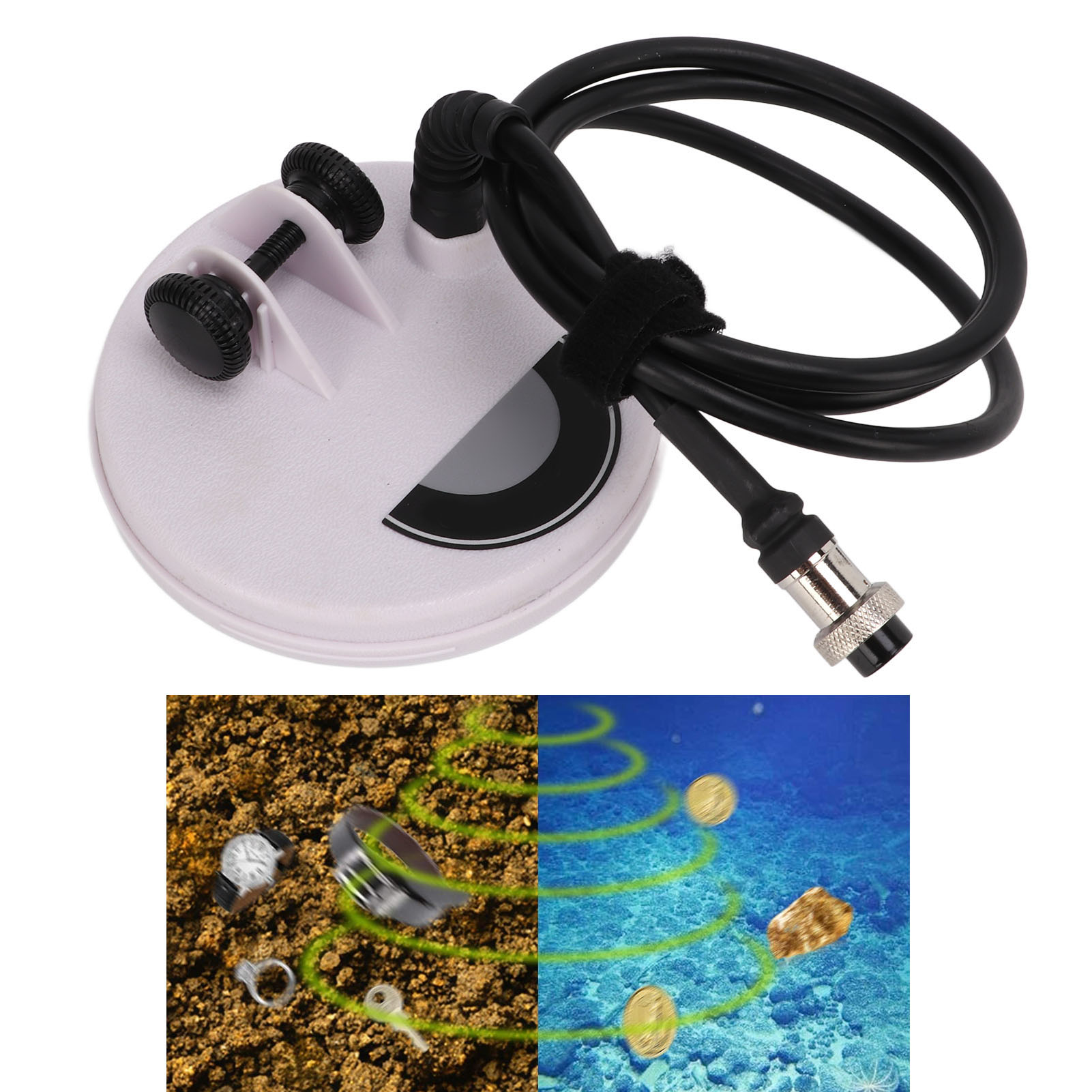 Zubehör T850 Wasserdichter Untergrund-metalldetektor 4,9 Zoll X 4,9 Zoll