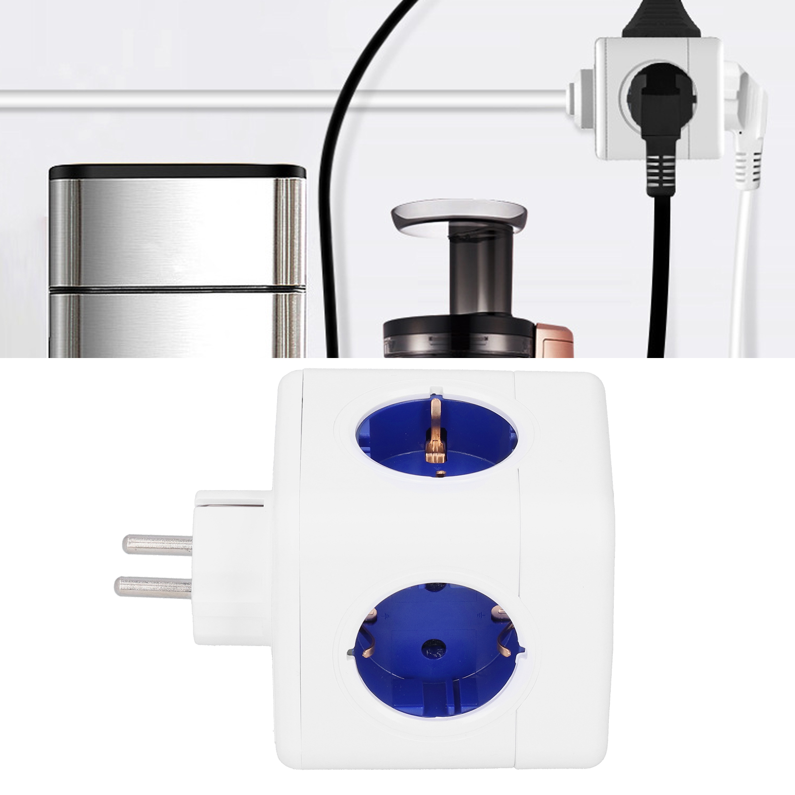 Multifunktionaler Europäischer Usb-steckeradapter, Europäischer Standard Ac250v