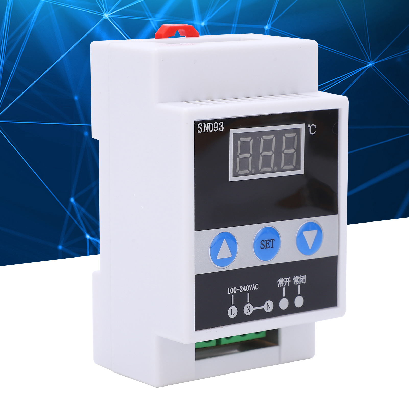 Tmc-6000 Ac110-240v Schienenmontierter Temperaturregler, Digitaler Temperaturregler, Thermostat, Kältetechnik
