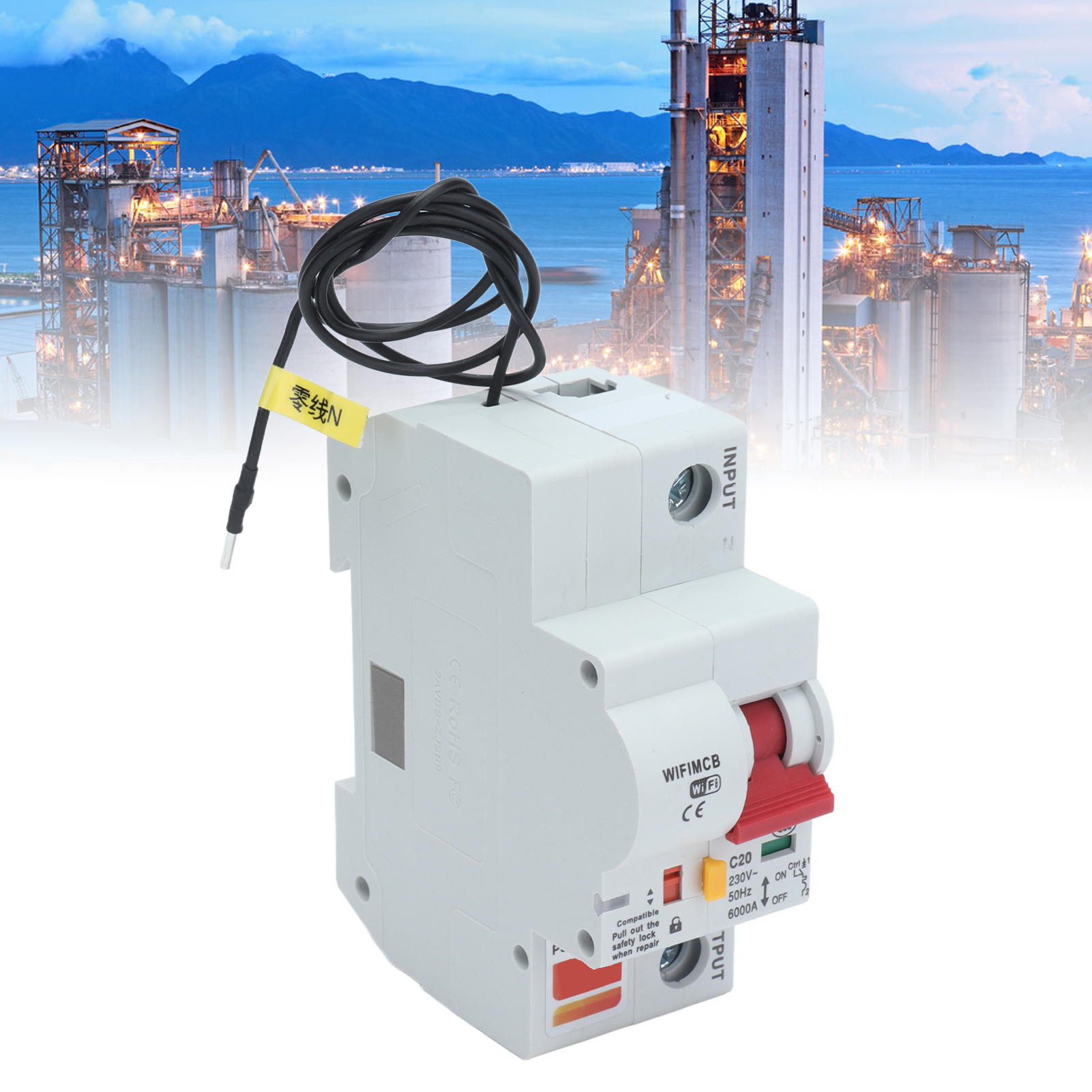 Intelligenter 1-poliger Schalter Mit Fernbedienung, Wlan Und Bluetooth, 20-a-leistungsschalter