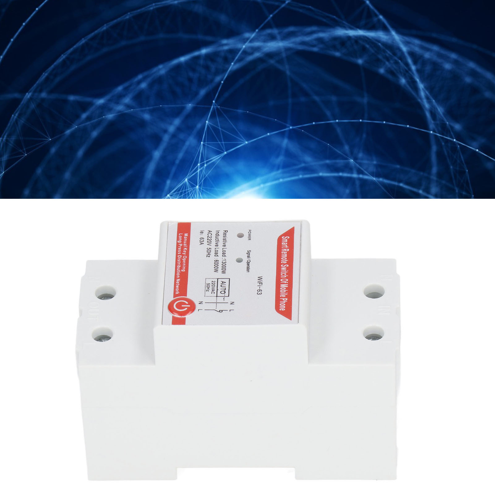 Intelligenter Schalter, Wlan-/bluetooth-timer, Ferngesteuerter Wasserpumpenschalter, 220 V Wechselstrom, 63 A