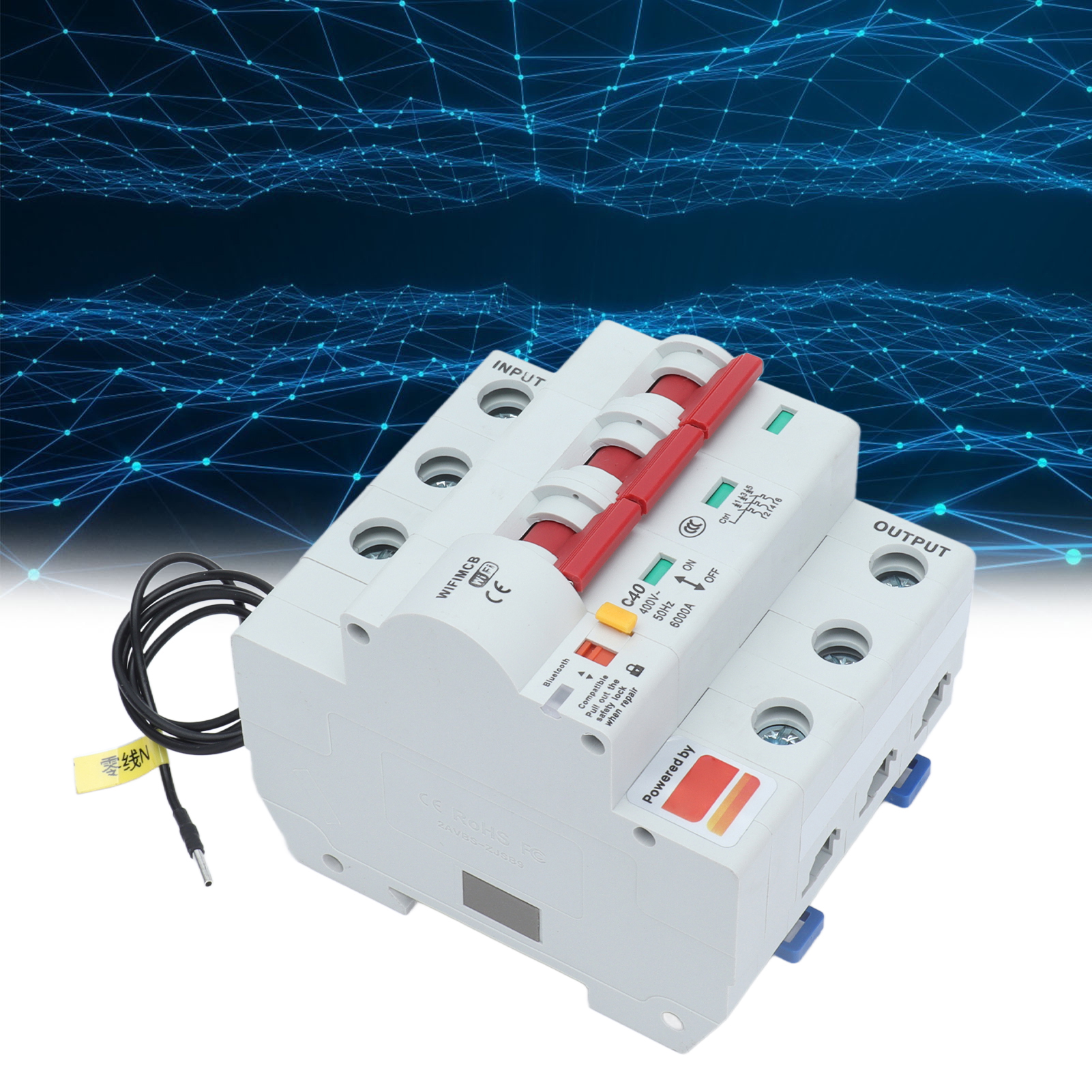 Intelligenter Dreipol-schalter Mit Fernbedienung, Wlan Und Bluetooth, 40-a-leistungsschalter