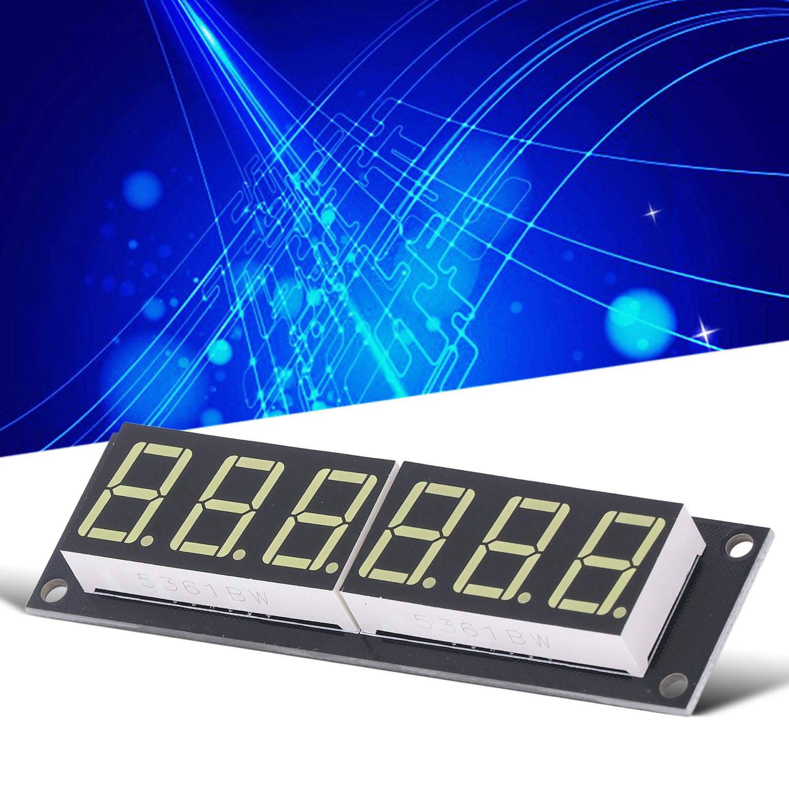 Tm1637 0,56 Zoll Sechsstelliges Led-anzeigemodul, Dezimal-digitalanzeigemodul, Segmentierte Led-anzeige, Weiße Anzeige, Kompatibel Mit Arduino.