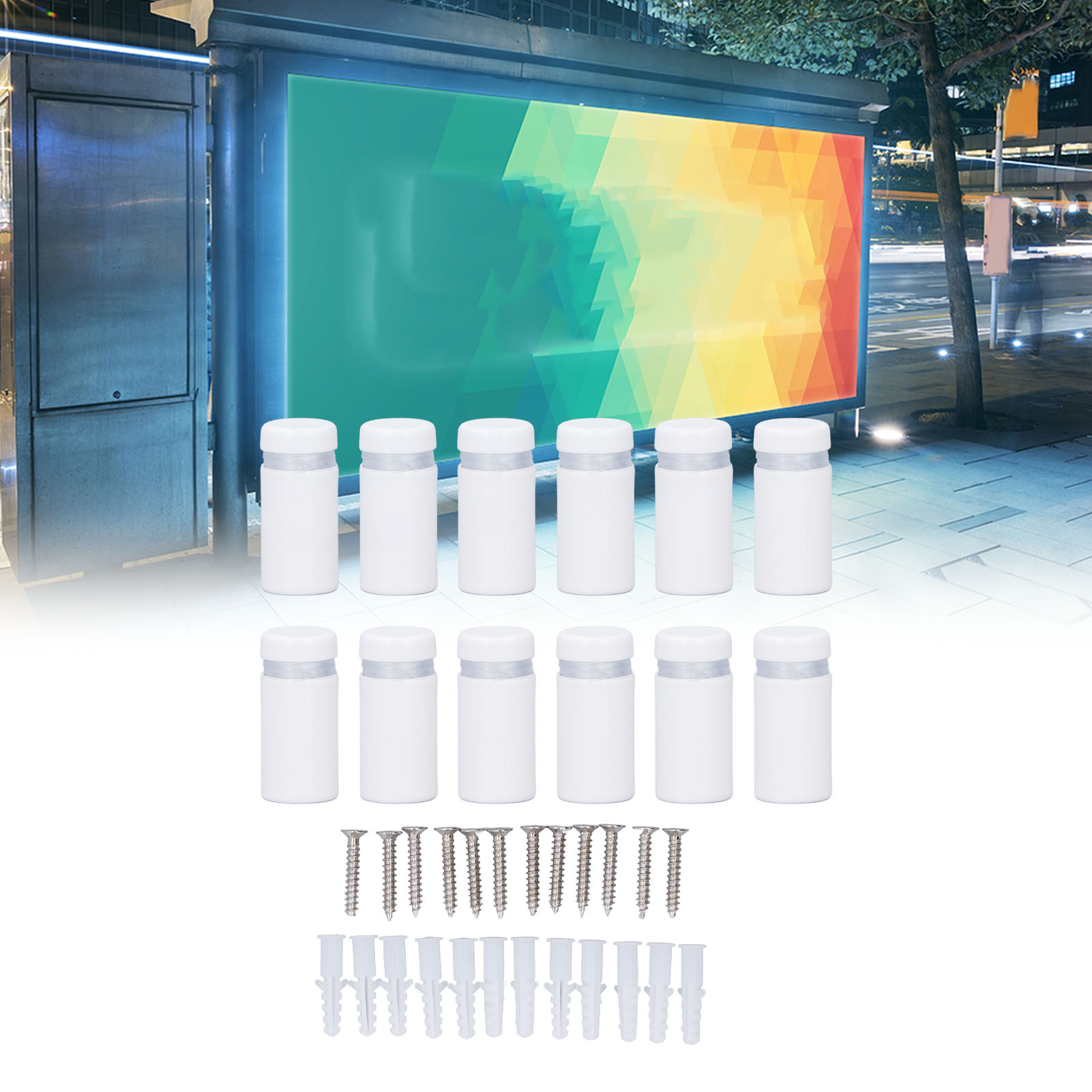 Werbenägel Und Befestigungsschrauben Aus Edelstahl Für Glasdekorationen 12 X 25 Mm