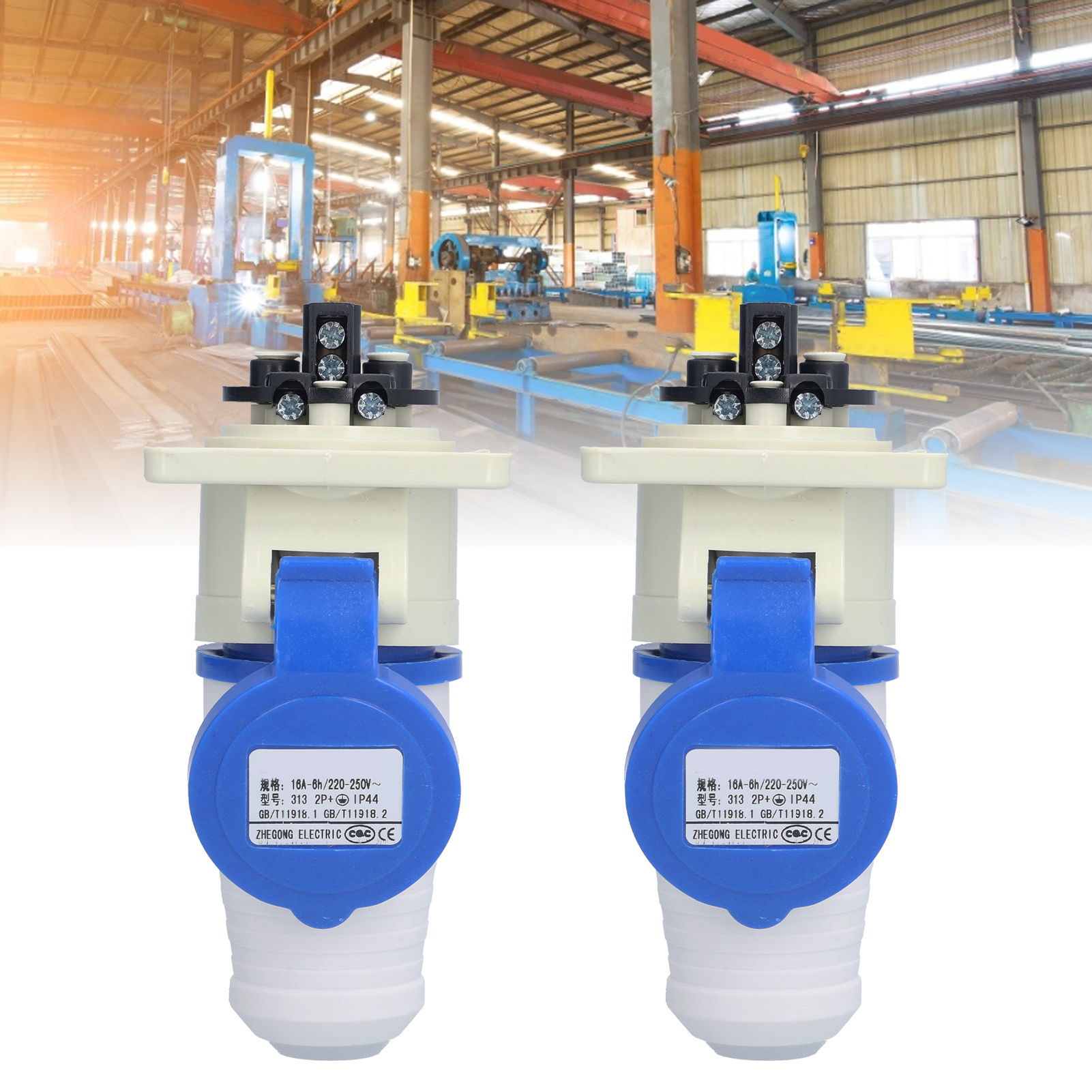 Zng-013 Zng-313 220–250 V Industrielle Unterputz-steckdose Und -stecker, 3-polig, 16 A, Einphasig, 220 V. Verteilerkasten. Luftfahrt-unterputz-steckdose Und -stecker, 2p+e.