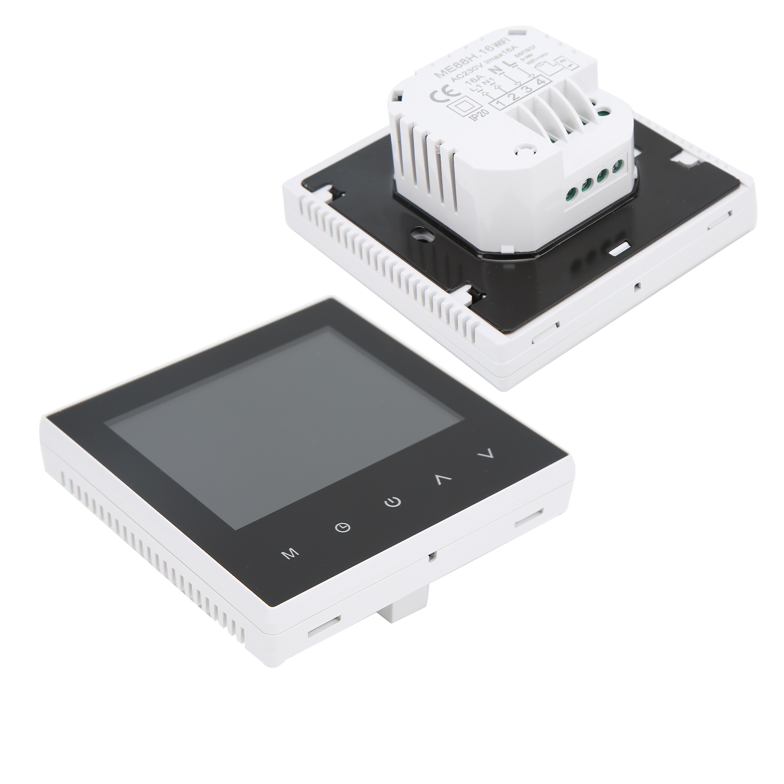 Me88h Wi-fi Smart-thermostat Mit Lcd-graffiti-display Für Wasserführende Fußbodenheizungen, Wandhängende Heizkessel Und Elektrische Fußbodenheizungen (ac 230v 16a)