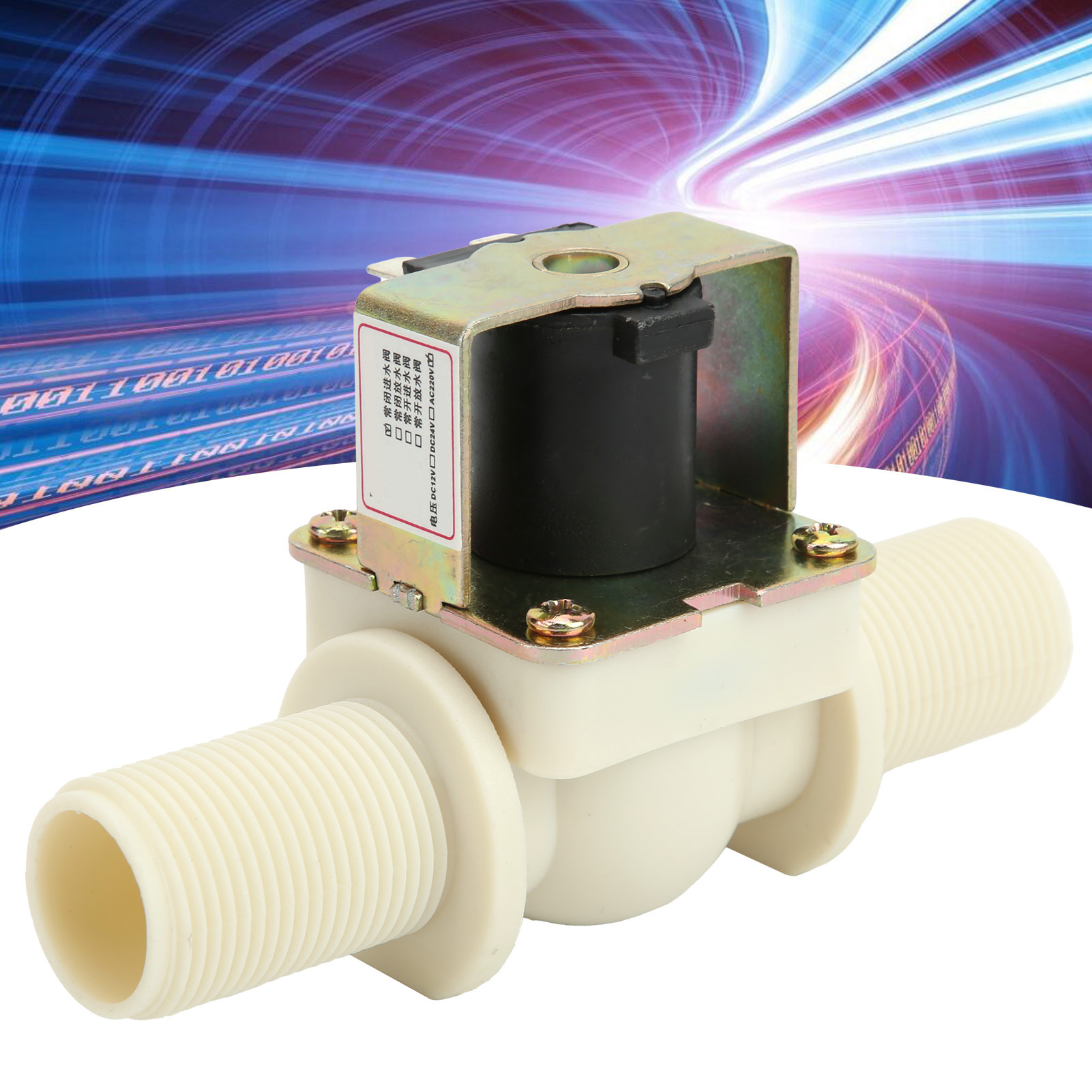6-punkt-magnetventil, Normalerweise Geschlossen, Einlass G3/4" Ac220v