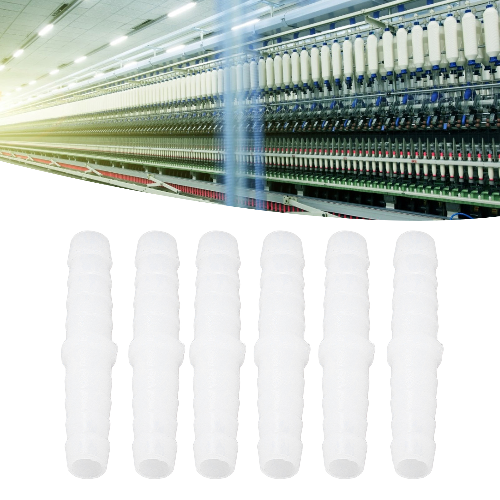 10 Gerade Verbinder, Pagodenverbinder, Gerade Rohrverbinder Mit Gleichem Durchmesser, 6-6 Mm Gerade Verbinder Werden Zusammen Verkauft.