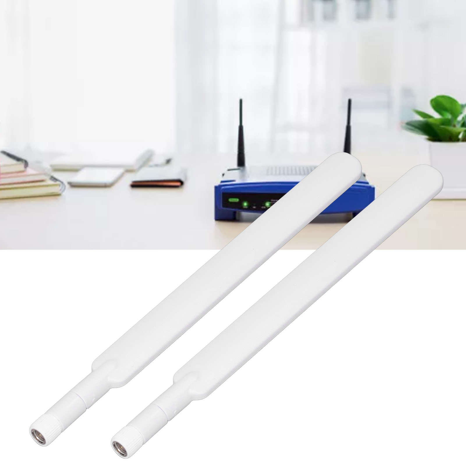 Faltbare, Omnidirektionale Sma-innennadel-4g-lte-klebeantenne, Datenübertragungsmodul Mit Hoher Verstärkung, Weiß