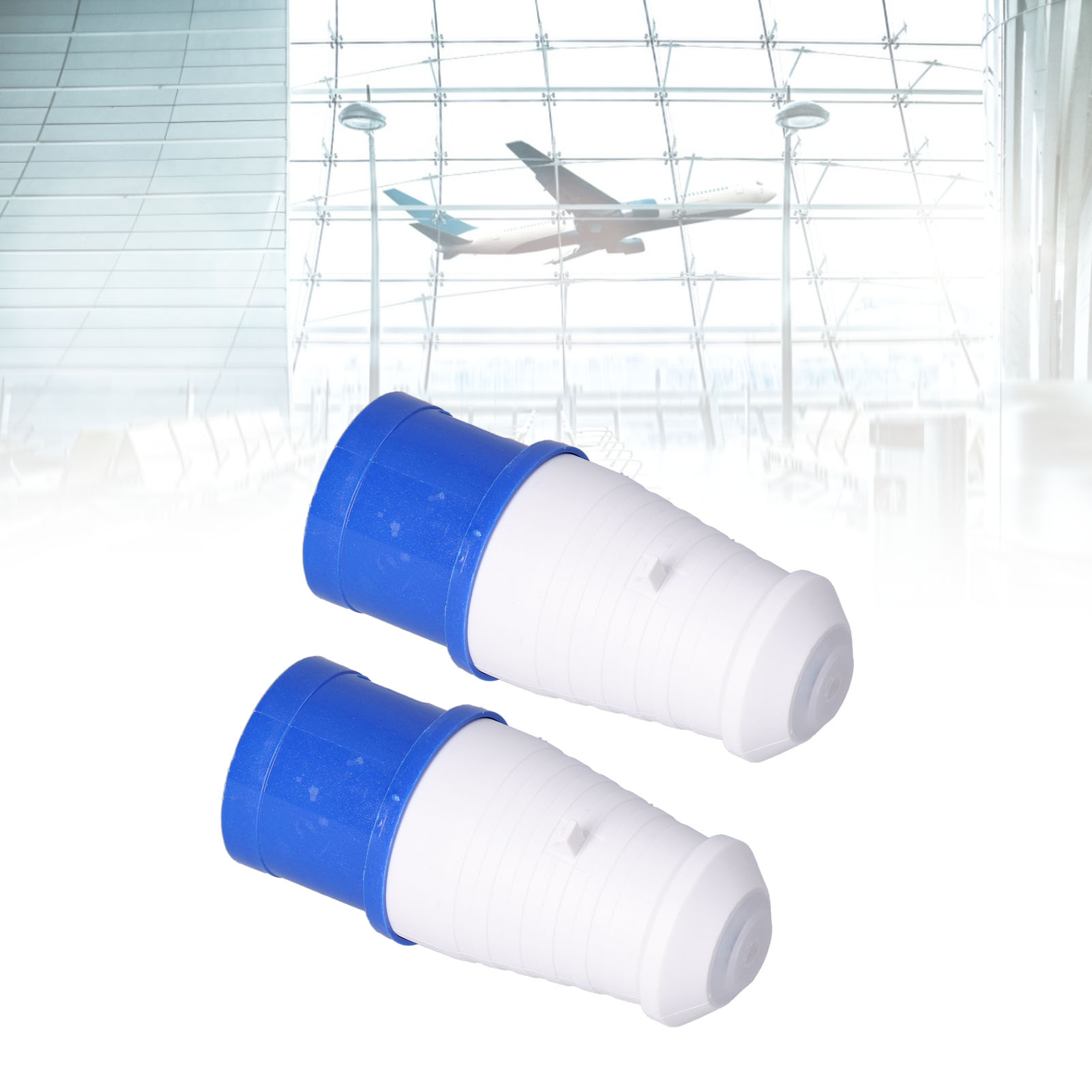 Zwei Industrielle Wasserdichte, Einphasige 3-polige Steckdosen, Wasserdichte Stromsteckdosen Für Die Luftfahrt, 220-250 V, 32 A, 2p+e, Ip44.
