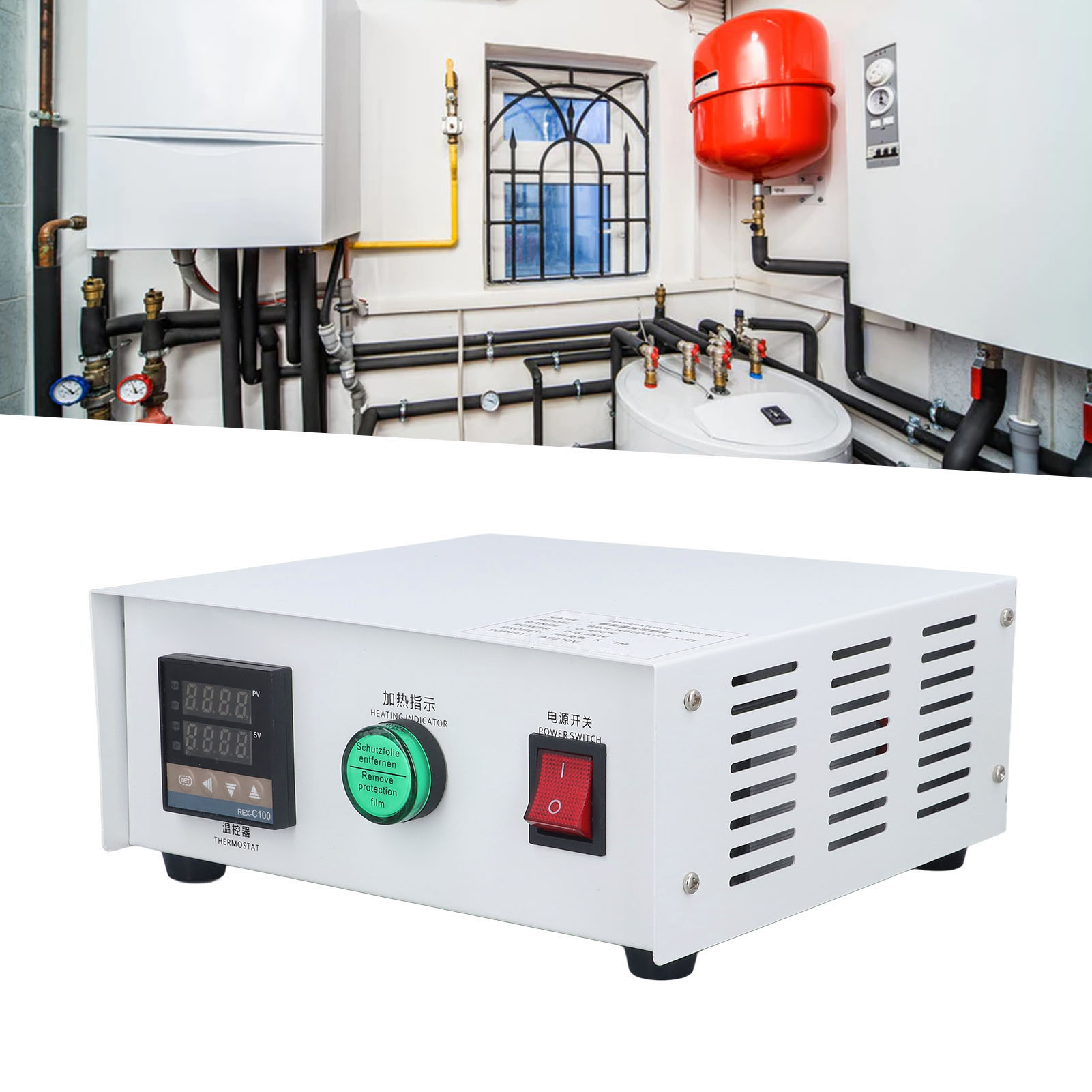 Berm/belme Temperaturreglerbox, Miniatur-pid-temperaturregler Brm-w60da-c1-x-ct, Gehäusegröße M6, Ac220v1m