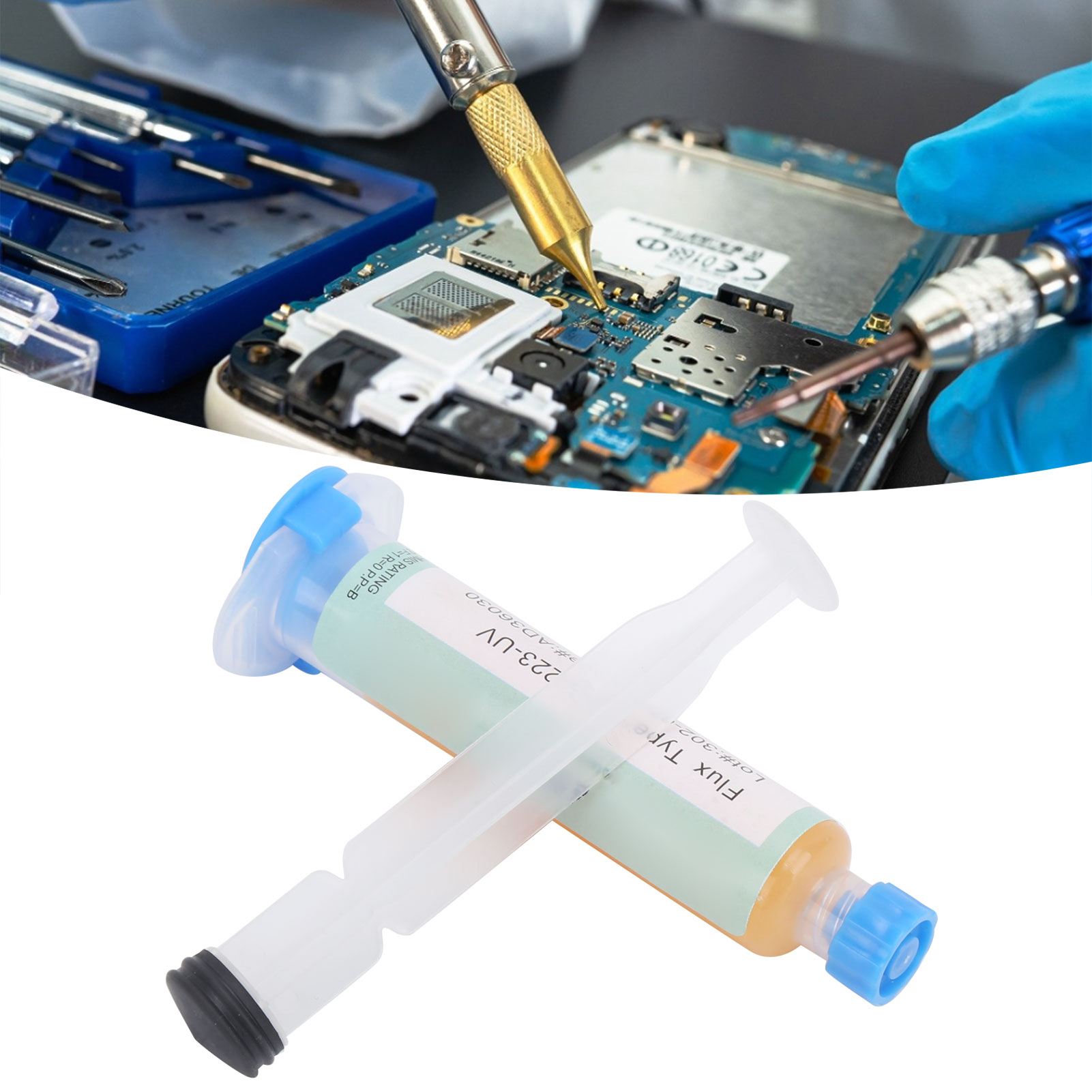 Rma-223-uv Lötpaste, Bga-lötöl, Lötpaste Zur Reparatur Von Handychips, Lötöl In Einer Spritze, Reparaturflussmittel