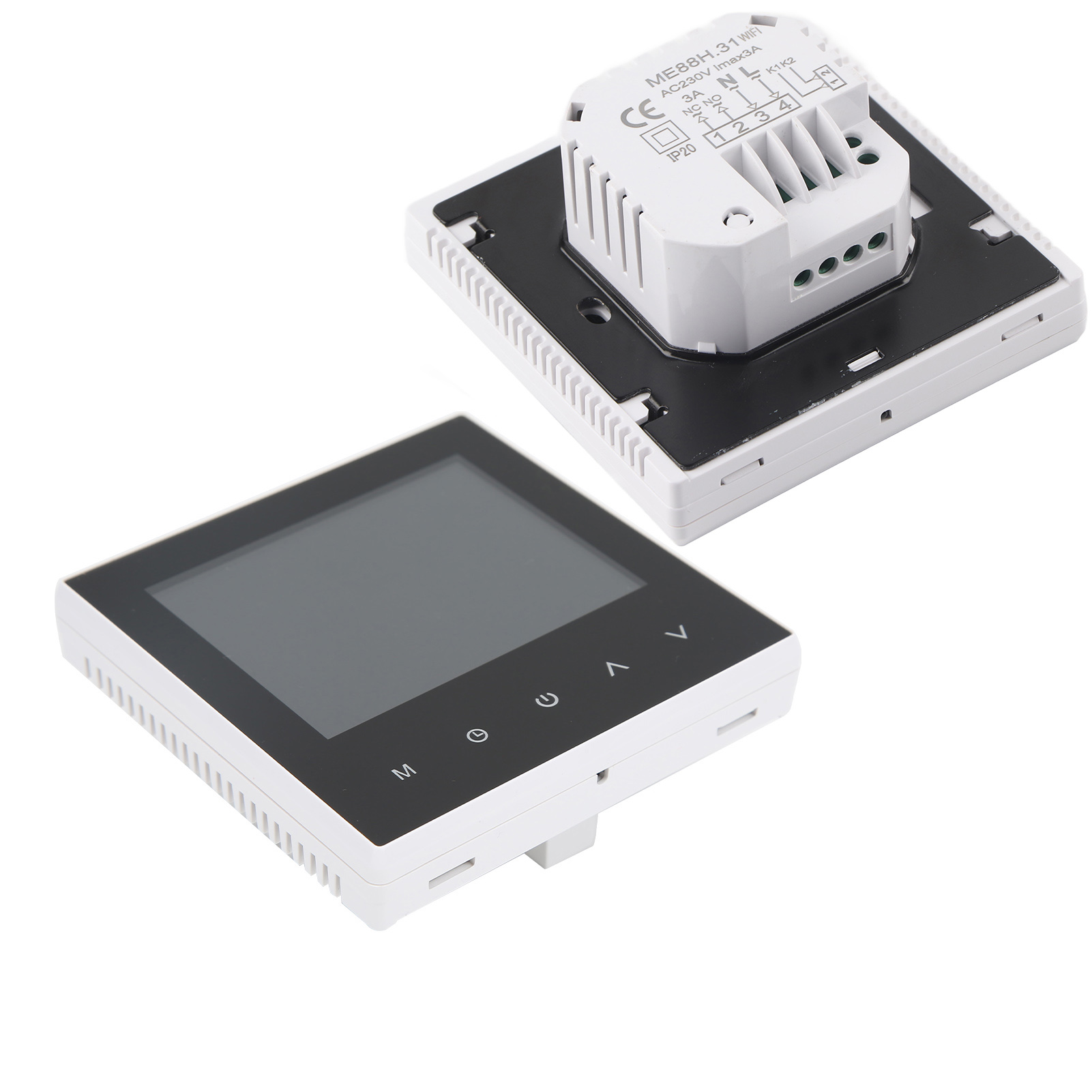 Me88h Wi-fi Smart-thermostat Mit Graffiti-lcd-display Für Wasserführende Fußbodenheizungen, Wandhängende Heizkessel Und Elektrische Fußbodenheizungen (ac 230v 3a)