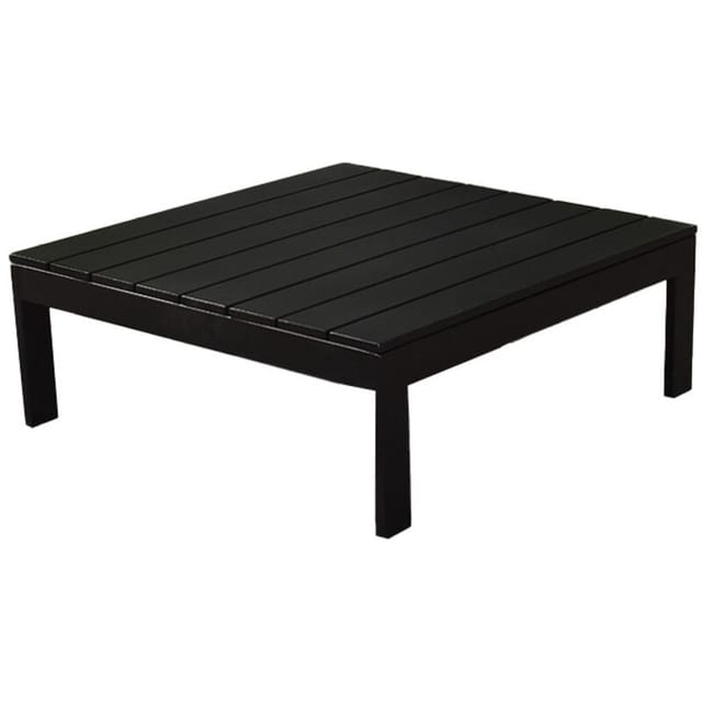 HOME DELUXE Aluminium Tischplatte für Gartenlounge RIO – Schwarz Ersatzplatte aus Aluminium für Outdoor-Tische Tischplatte, Aluplatte, Platte