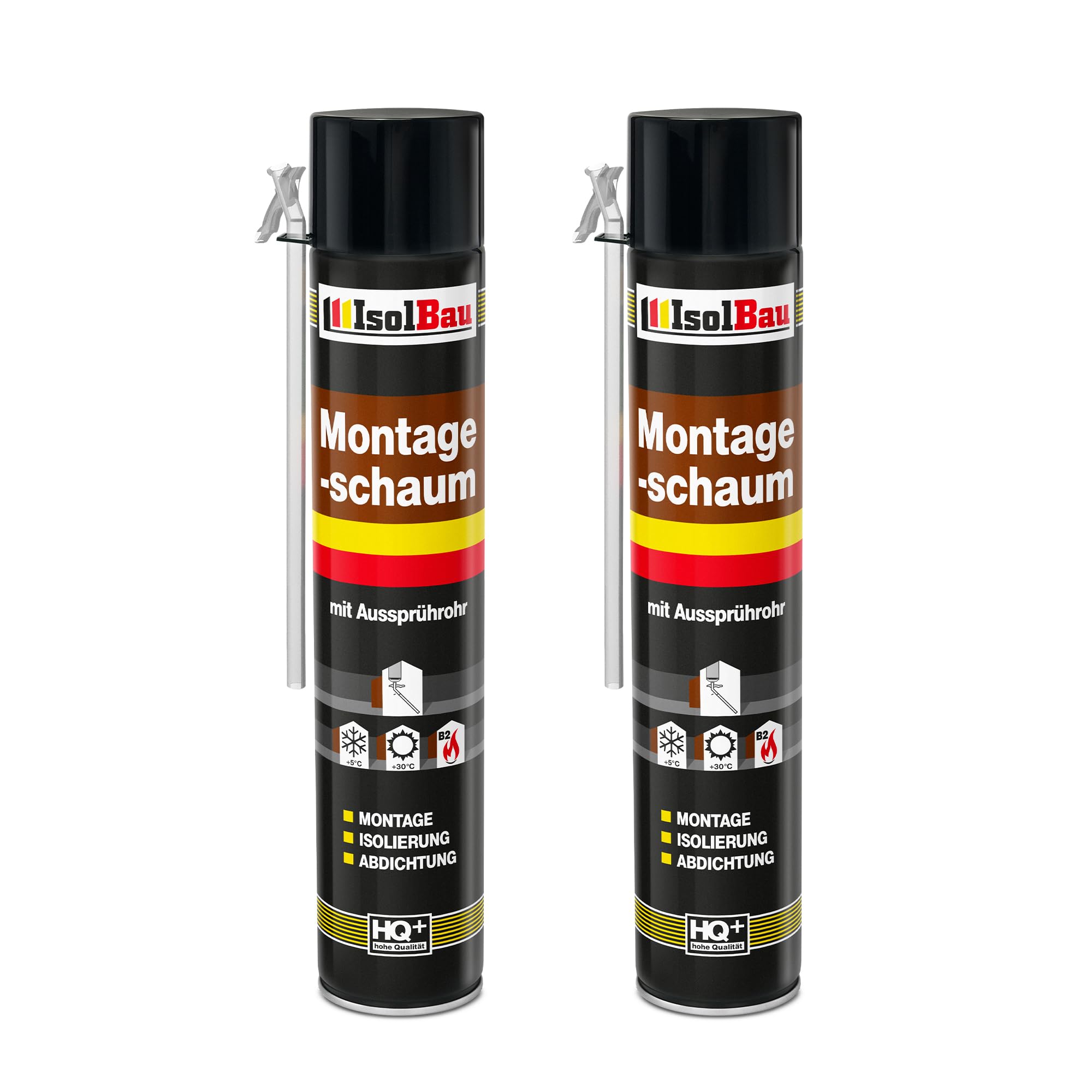 Bauschaum Montageschaum Mit Aussprührohr 2 X 750 Ml Pu Schaum Fenster Schaum