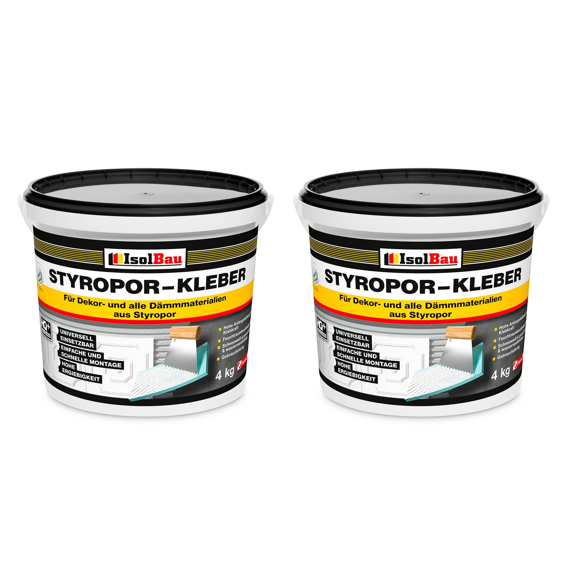 Styroporkleber Styropor- Und Renoviervlieskleber 8 Kg Deckenplatten Kleber