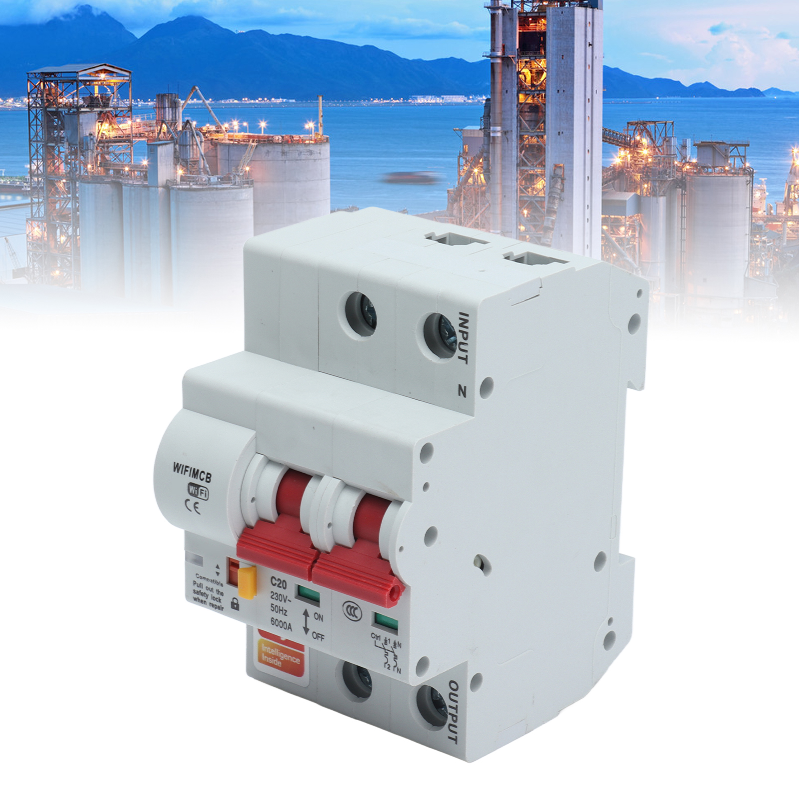 Intelligenter 2-poliger Schalter Mit Fernbedienung, Wlan Und Bluetooth, 20-a-leistungsschalter