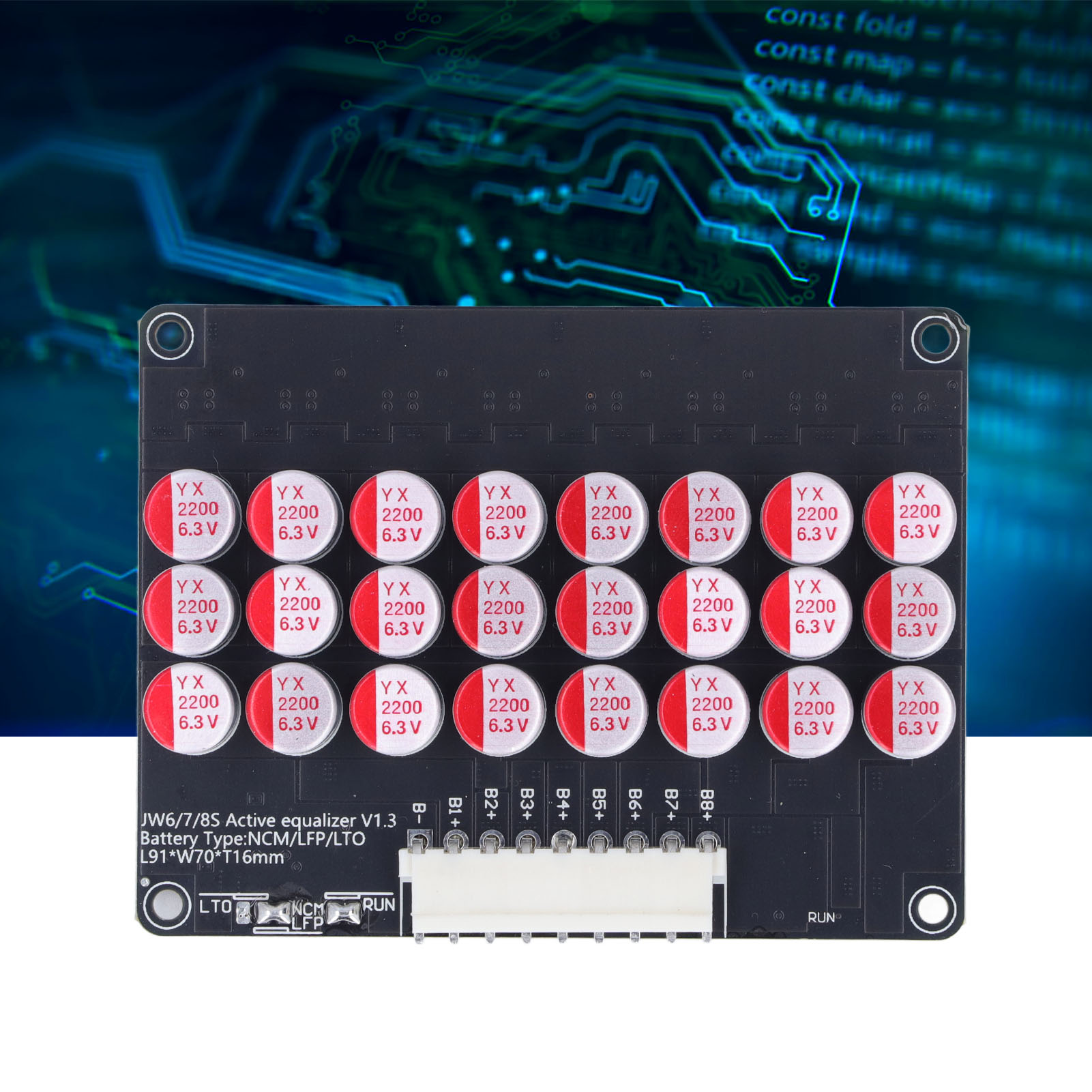 5a Batteriebalancer, Universeller Aktiver Equalizer Für 6-8s Lto/lfp Lithium-ionen-batterien