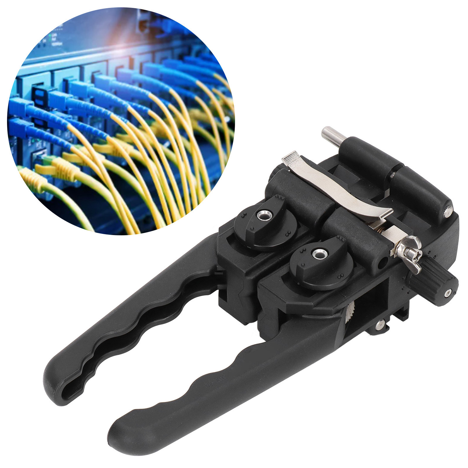 Aua-f9 Horizontales Und Vertikales Öffnungsmesser Für Optische Kabel, Faserabisoliermesser, Bidirektionales Öffnungsmesser Für Kabel