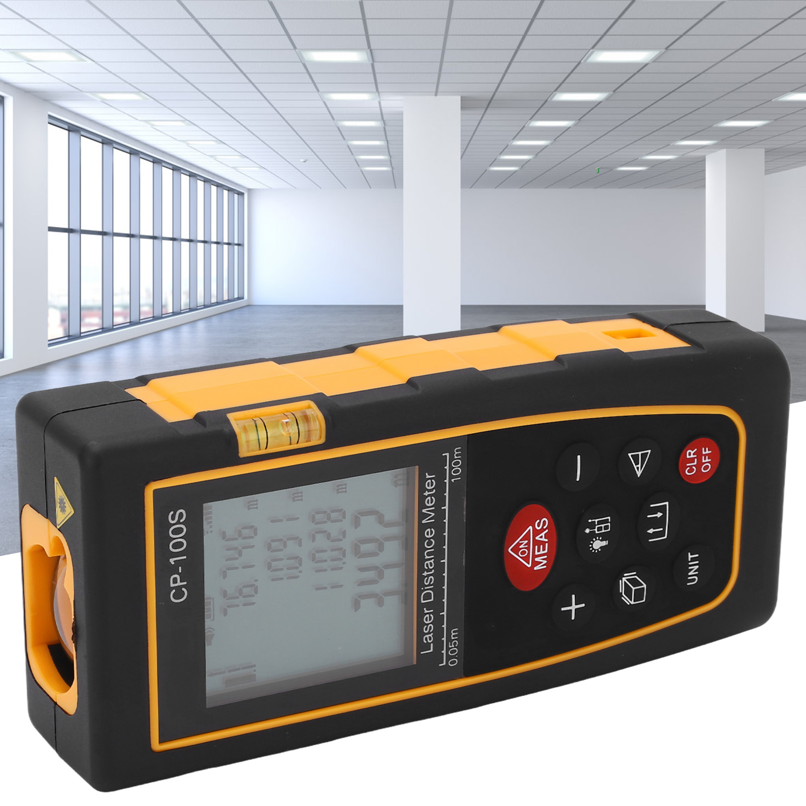 Cp-100s Infrarot-entfernungsmesser, Elektronisches Lasermessgerät, Digitales Distanzmessgerät, Elektronisches Lineal, Distanzmessgerät Für Bau- Und Innenausbau