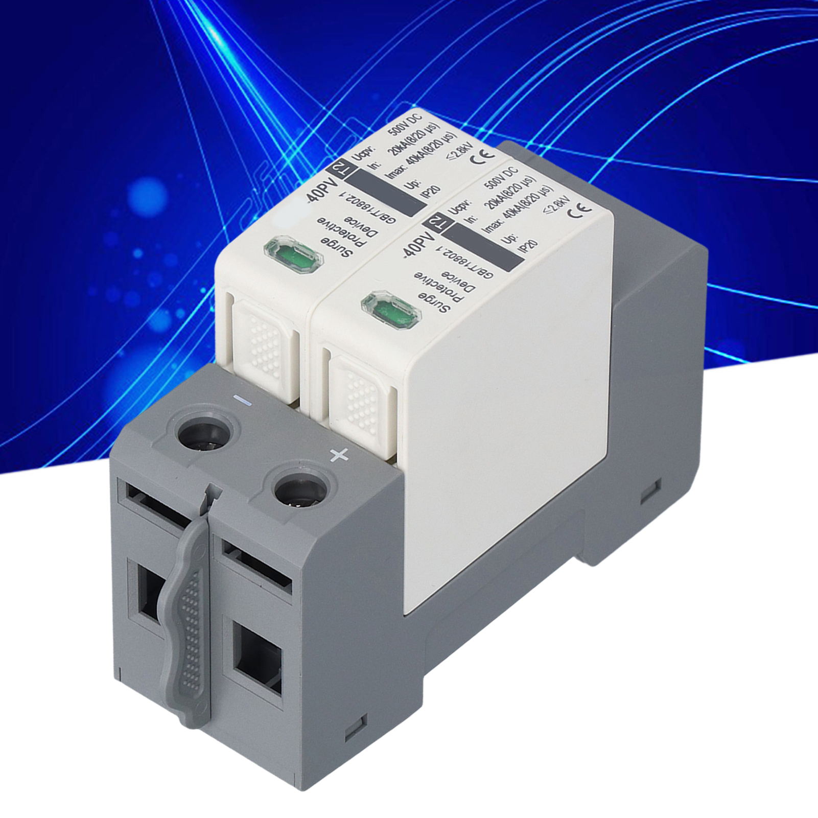 Chlt-40pv 20-40 Ka 500 V Dc/2p Überspannungsableiter