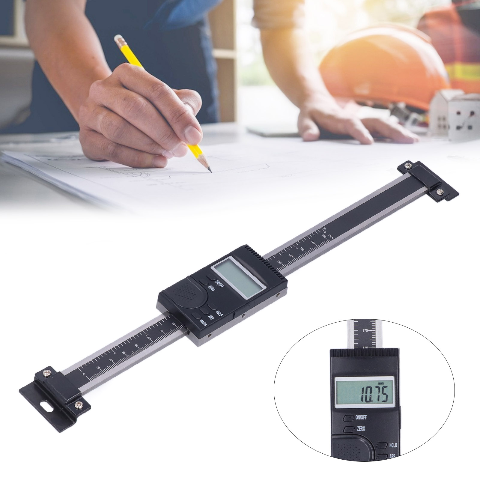Shsiwi Ip45 Wasserdichter, Vertikaler Digitaler Messschieber, Gefertigt Für Höhenmessungen, 0-200 Mm