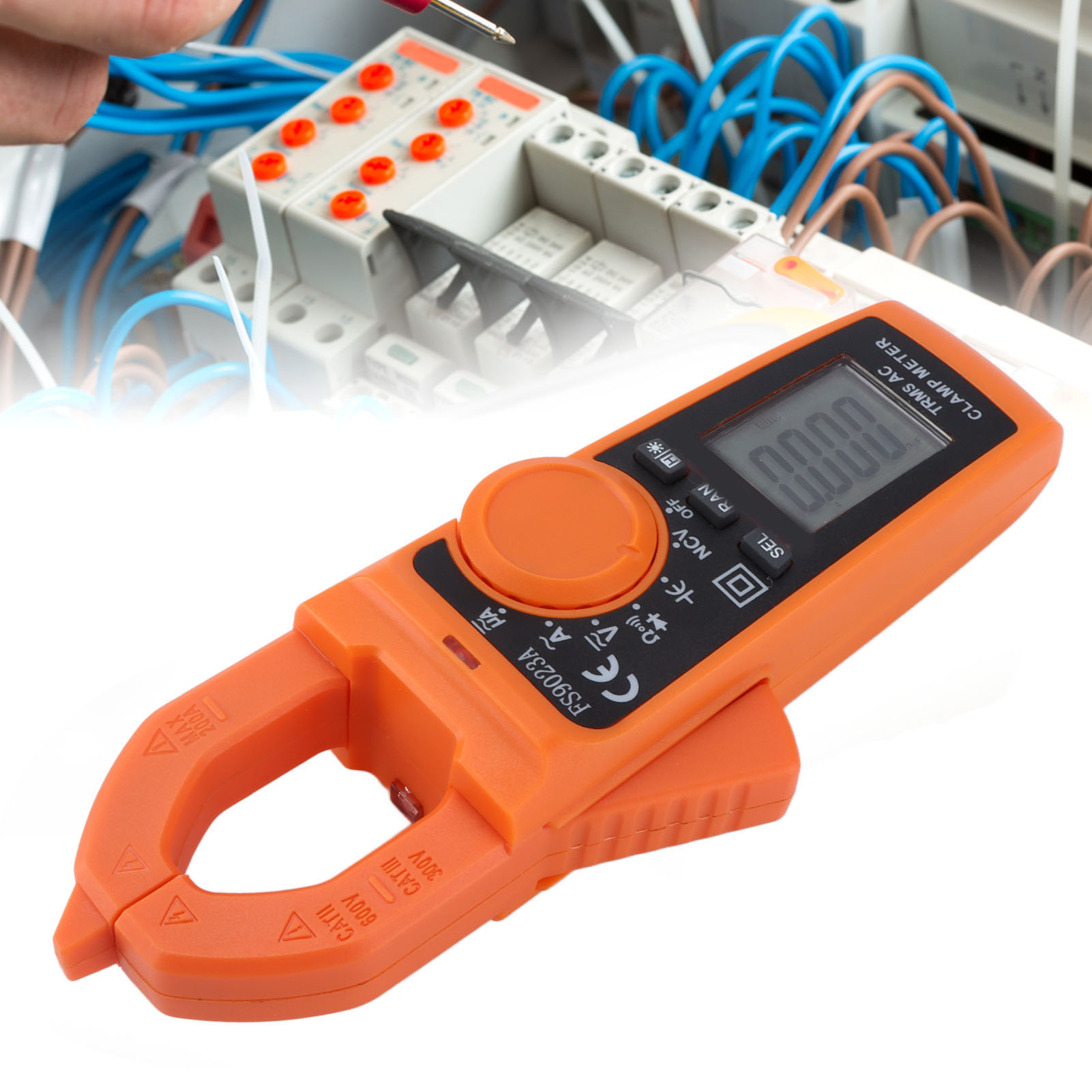 Fs9023a Tragbares Digitales Zangenmultimeter Zur Wechselstrommessung