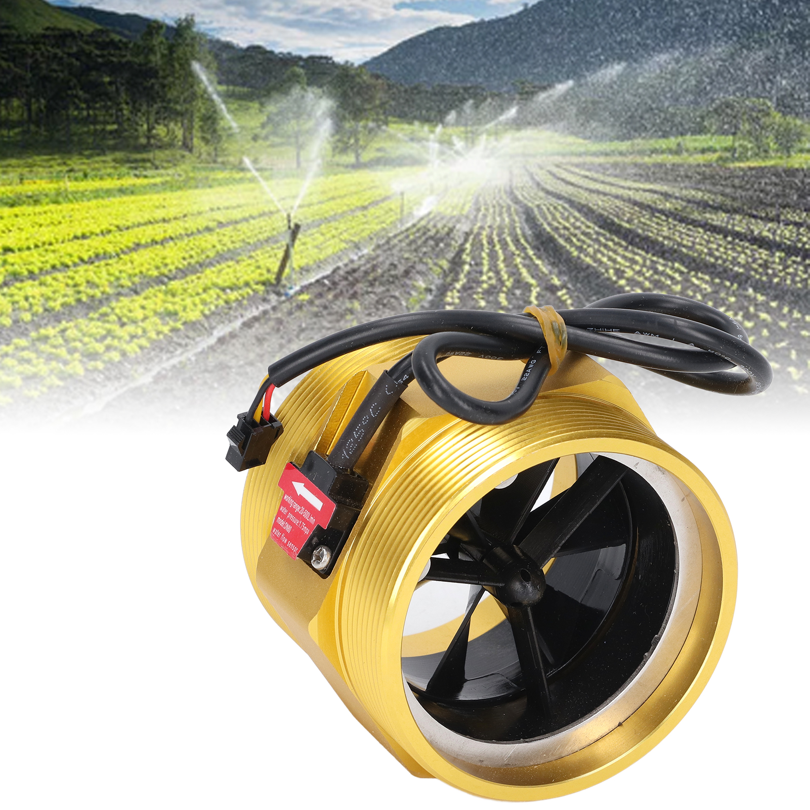 Dn80 Wasserdurchflusssensor, 3-zoll-turbinendurchflussmesser, Geeignet Für Die Bewässerung Landwirtschaftlicher Flächen Und Die Wasseraufbereitung.